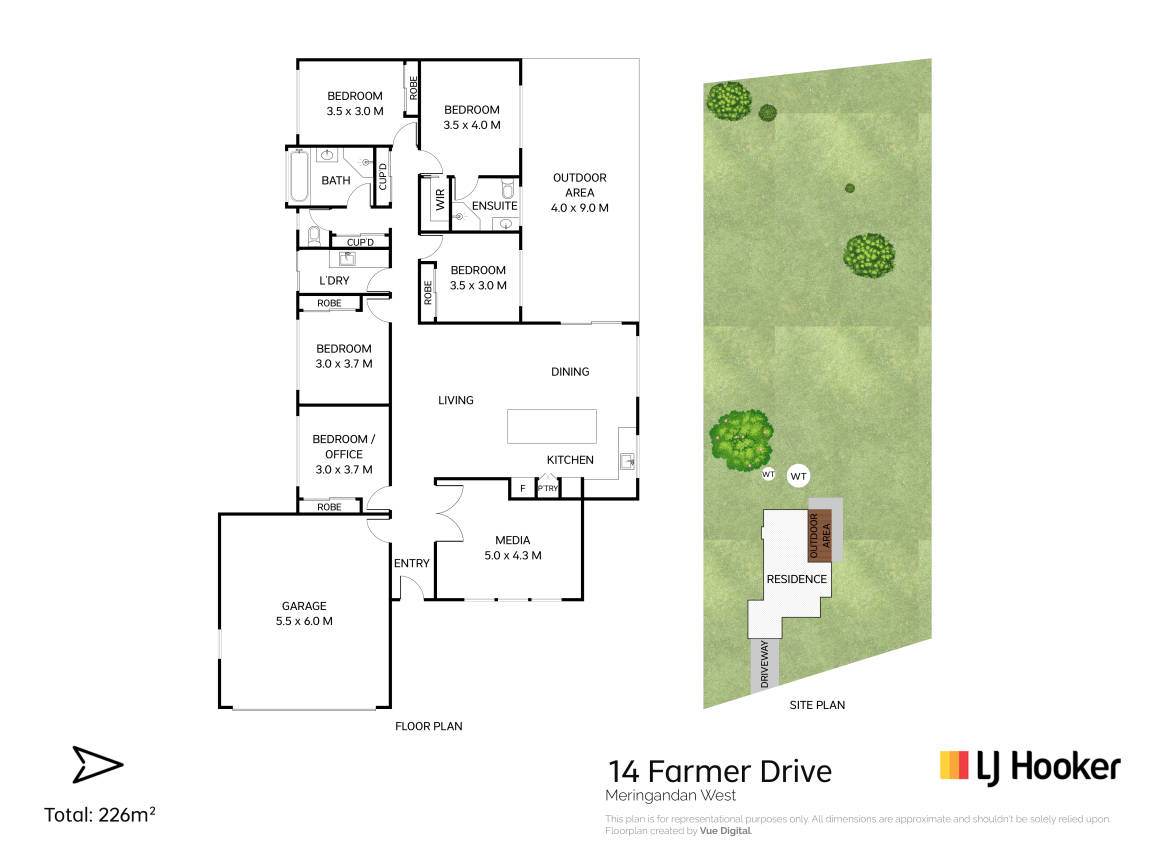 14 Farmer Drive, Meringandan West For Sale by Farmbuy.com - floorplan 1