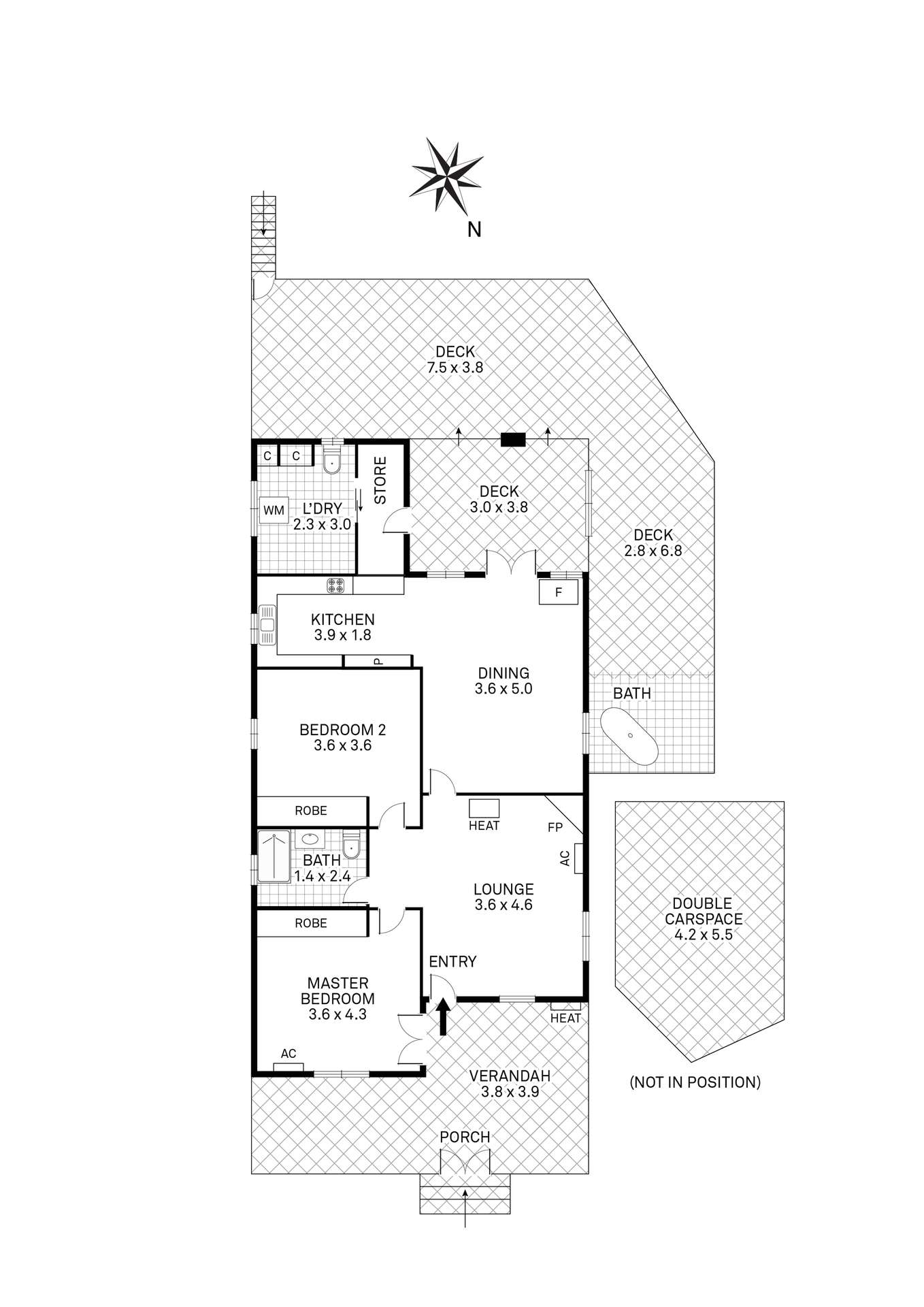 45 Bernard Street, Murrurundi For Sale by Farmbuy.com - floorplan 1