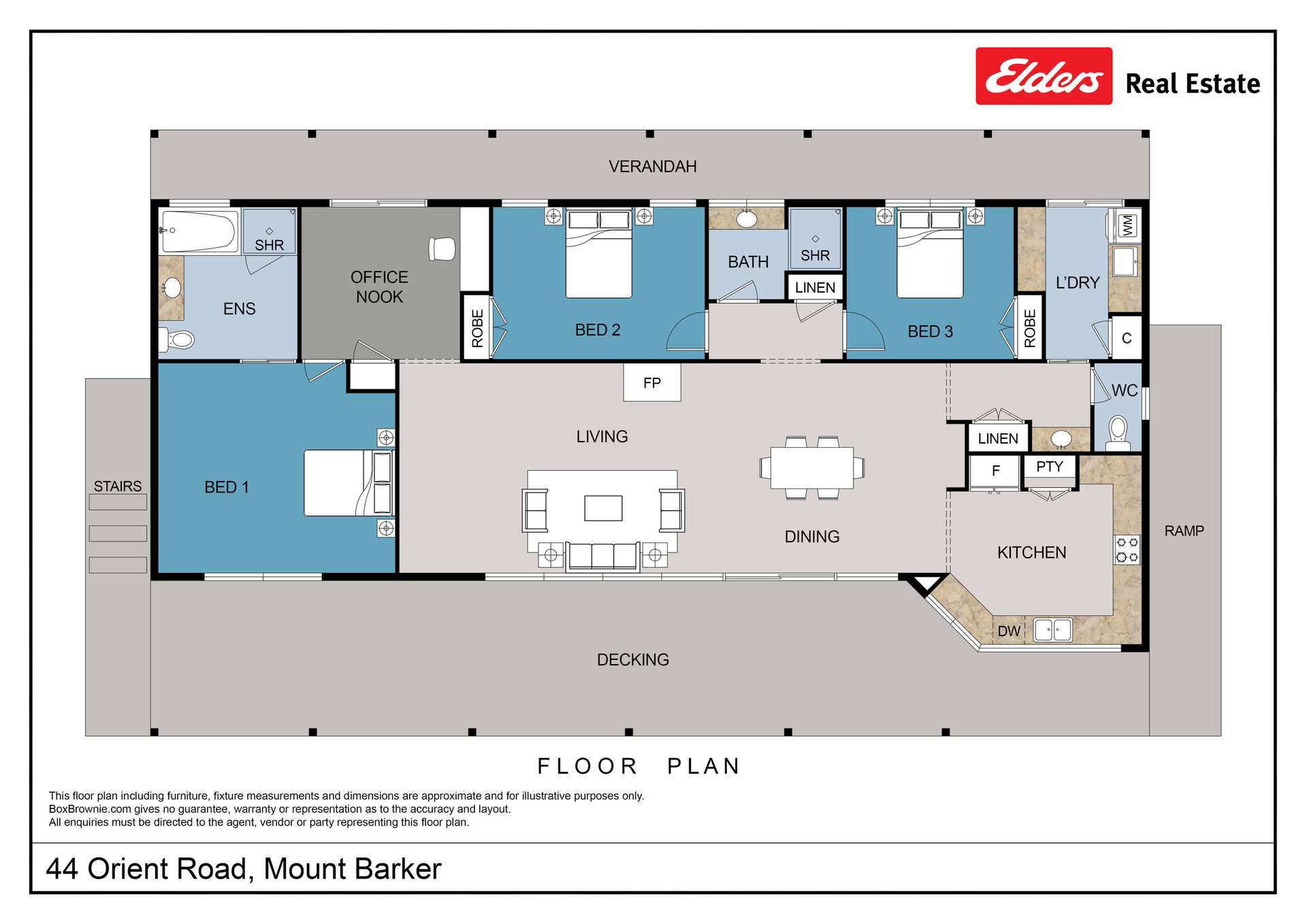 44 Orient Road, Mount Barker For Sale by Farmbuy.com - floorplan 1