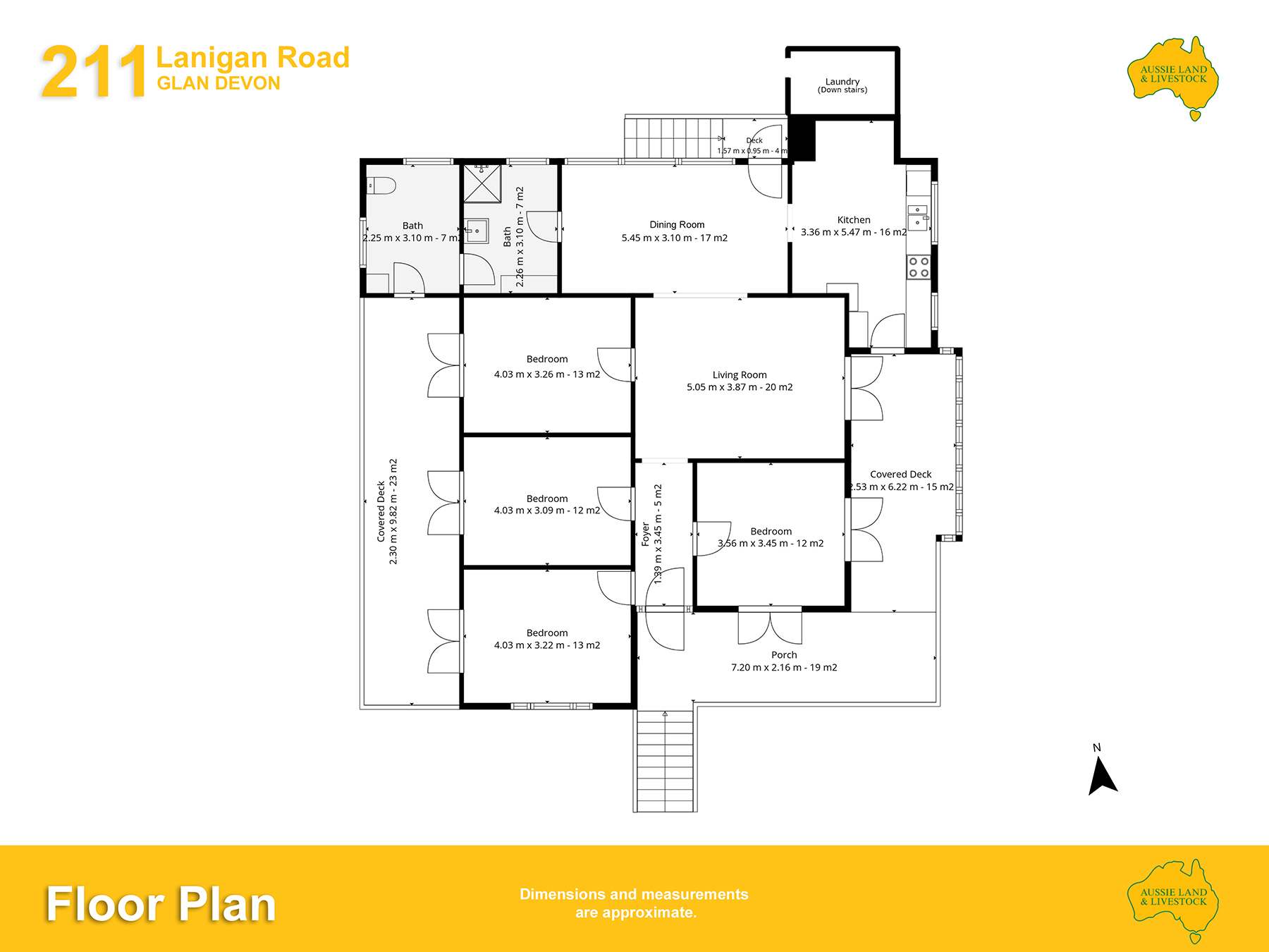 211 Lanigan Road, Glan Devon For Sale by Farmbuy.com - floorplan 1