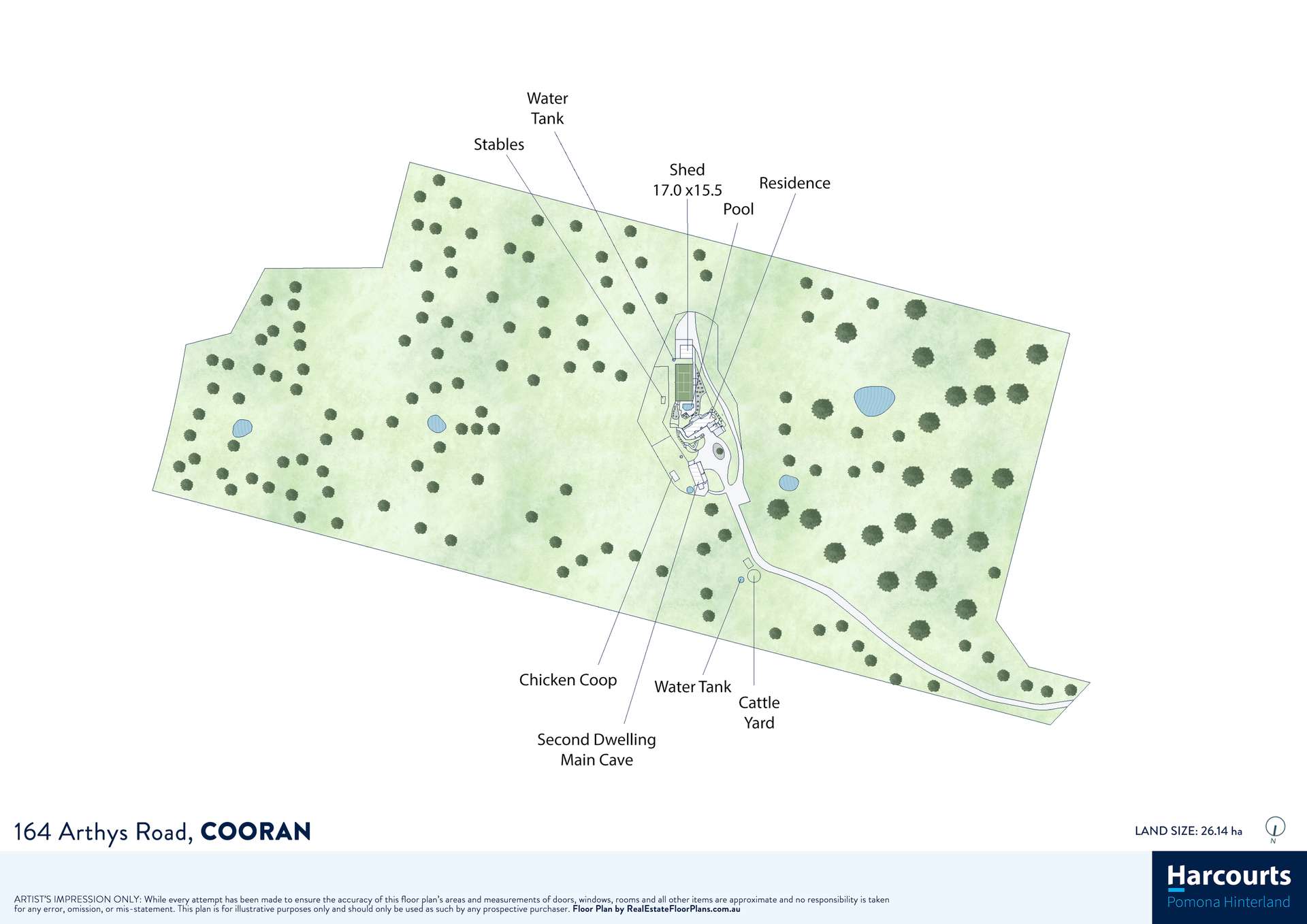 164 Arthys Road, Cooran For Sale by Farmbuy.com - floorplan 2