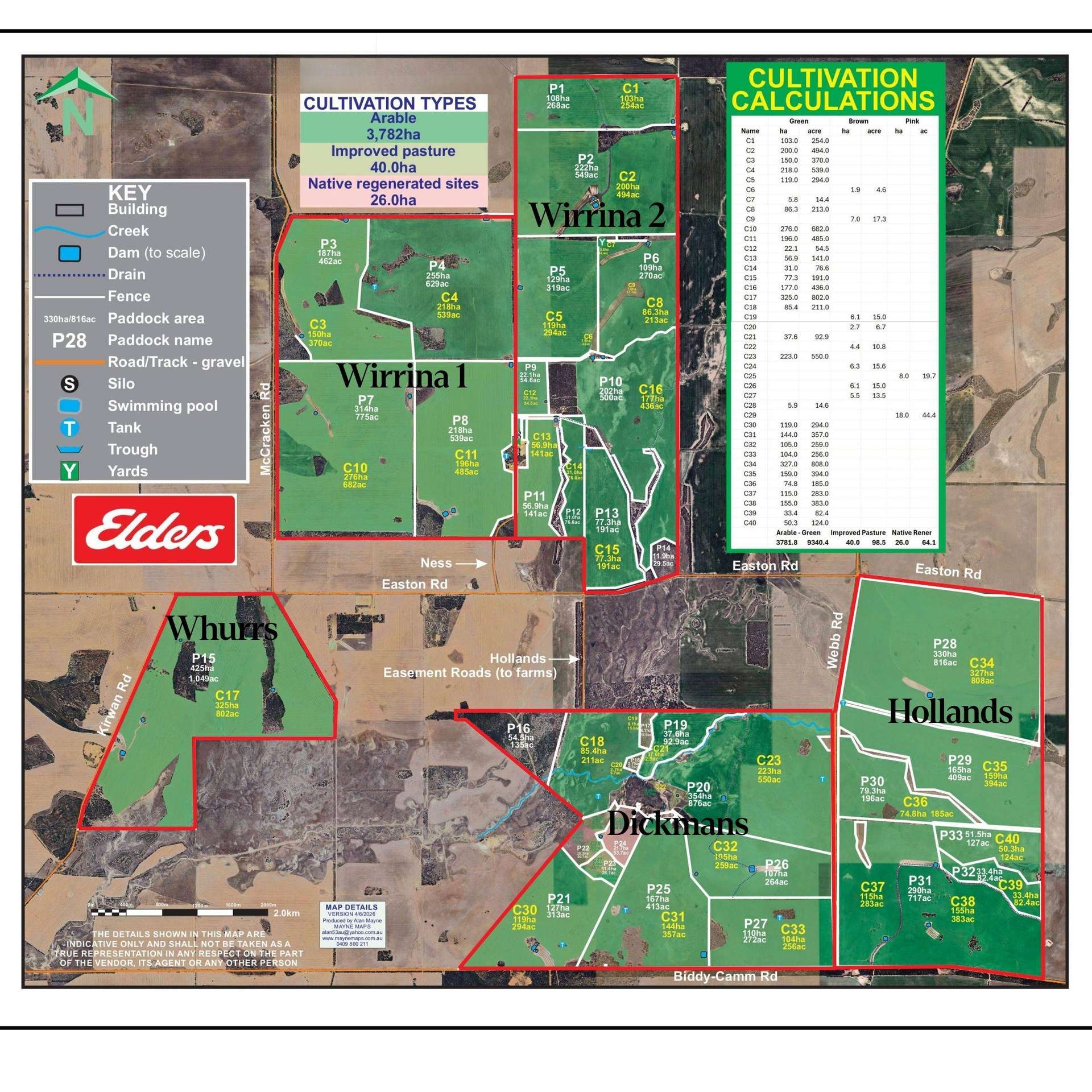 North Newdegate, Mount Sheridan For Sale by Farmbuy.com - floorplan 1