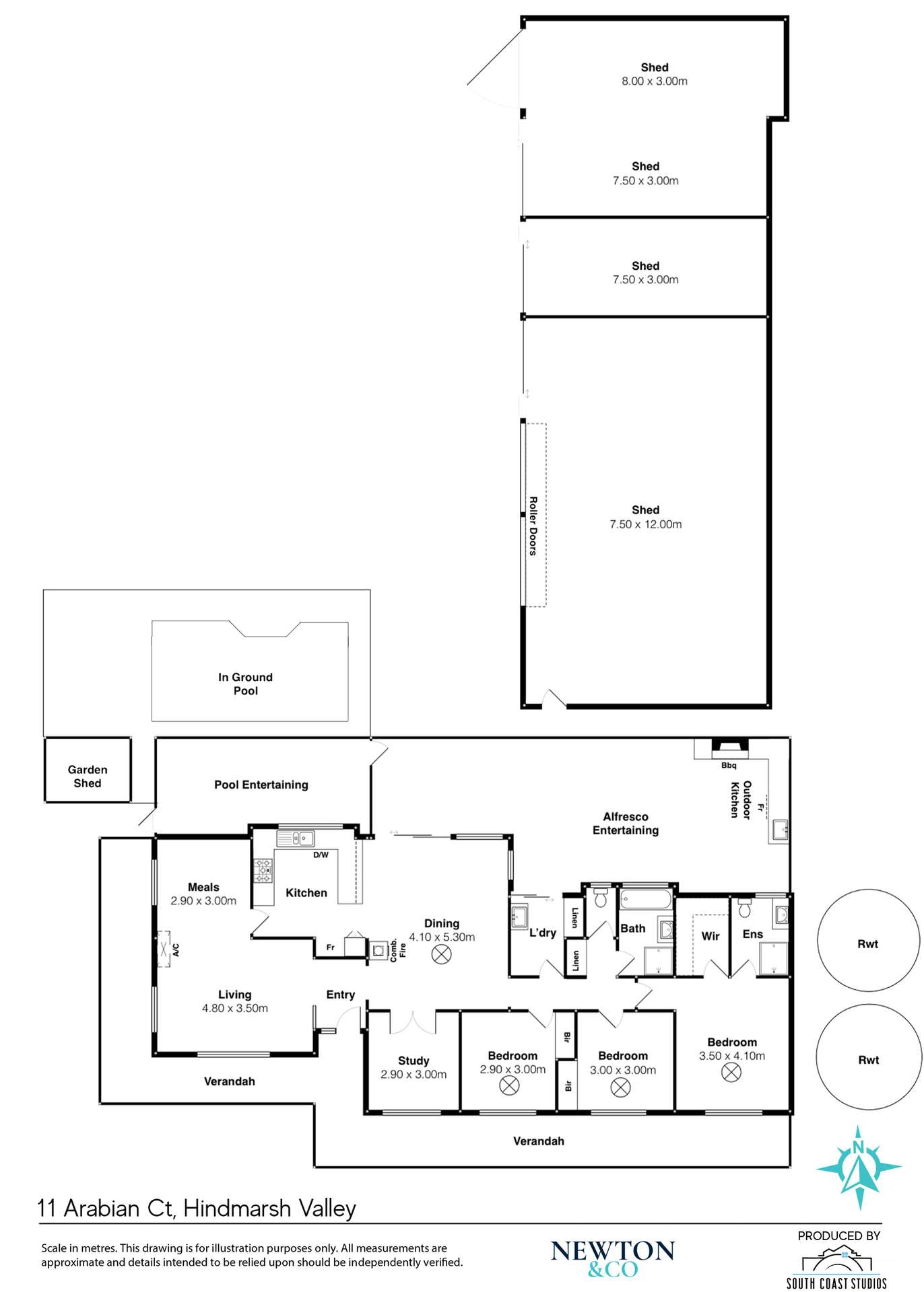 11 Arabian Court, Hindmarsh Valley For Sale by Farmbuy.com - floorplan 1