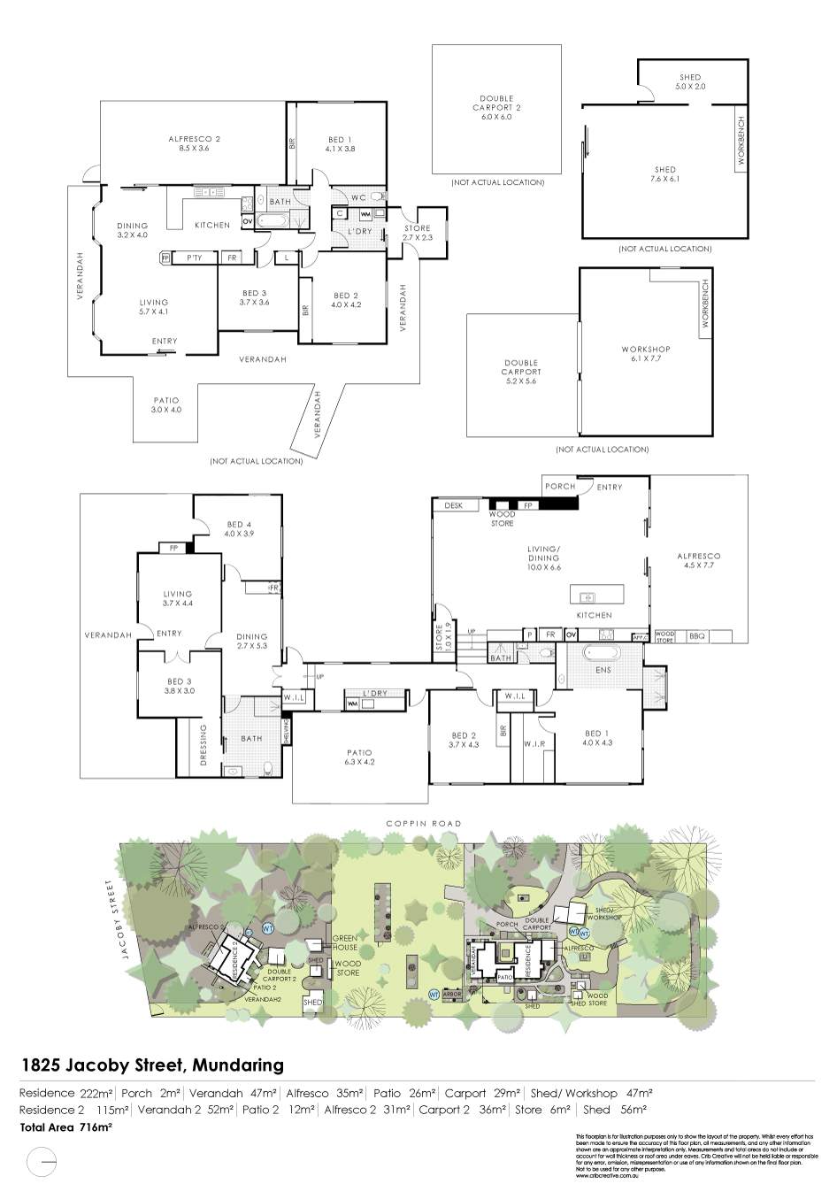 1825 Jacoby Street, Mundaring For Sale by Farmbuy.com - floorplan 1