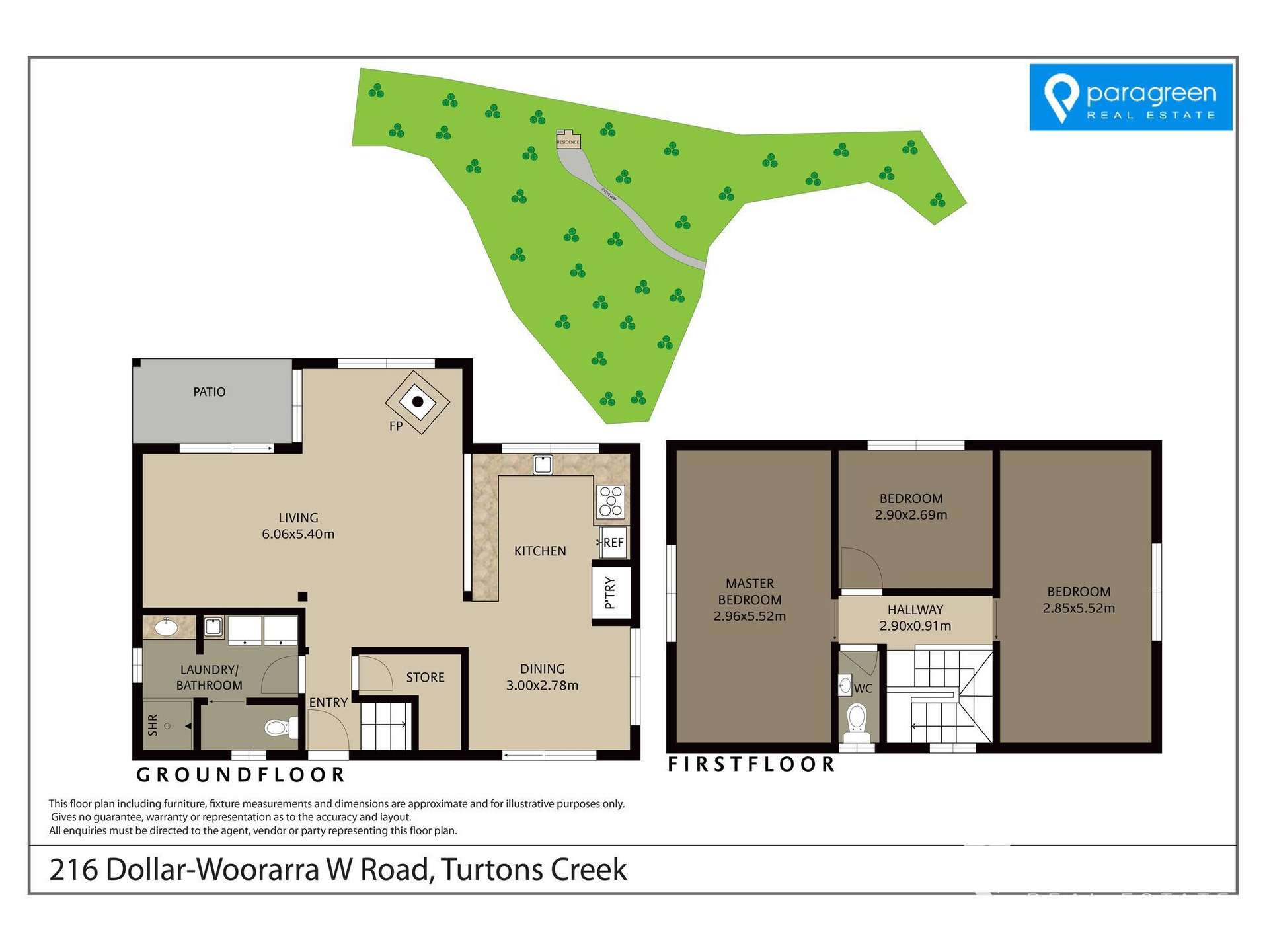 216 Dollar-Woorarra West Road, Turtons Creek For Sale by Farmbuy.com - floorplan 1