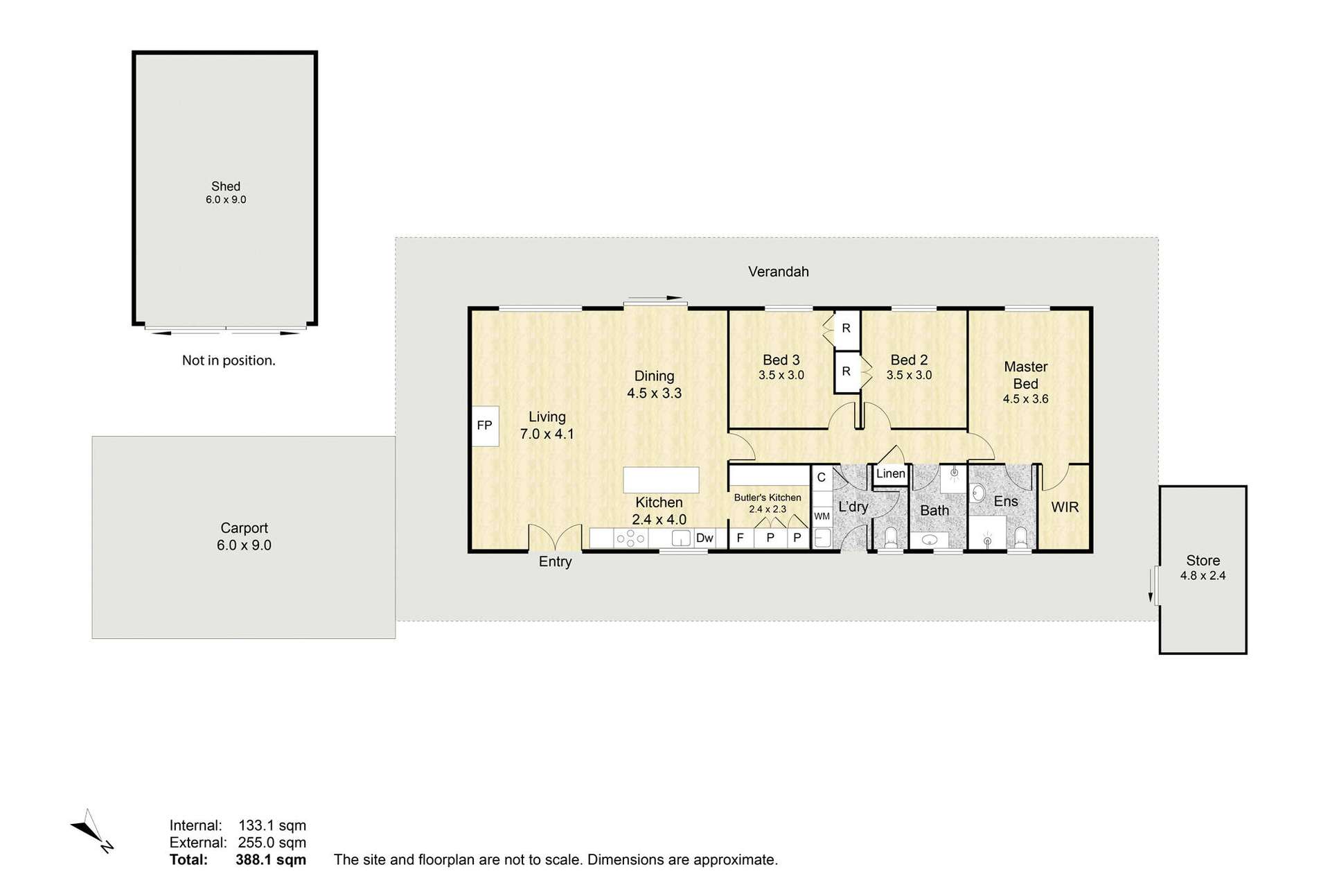 271 Old Plains Road, Bejoording For Sale by Farmbuy.com - floorplan 1