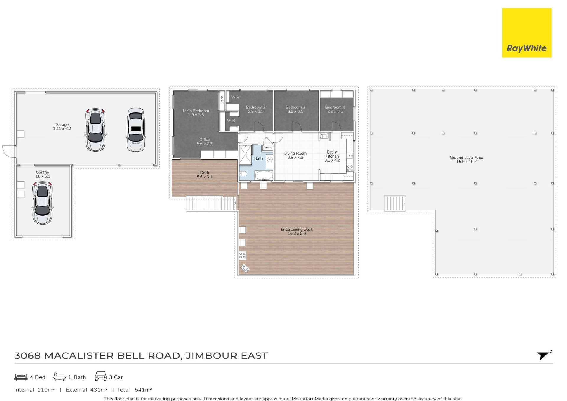 3068 Macalister Bell Road, Dalby For Sale by Farmbuy.com - floorplan 1