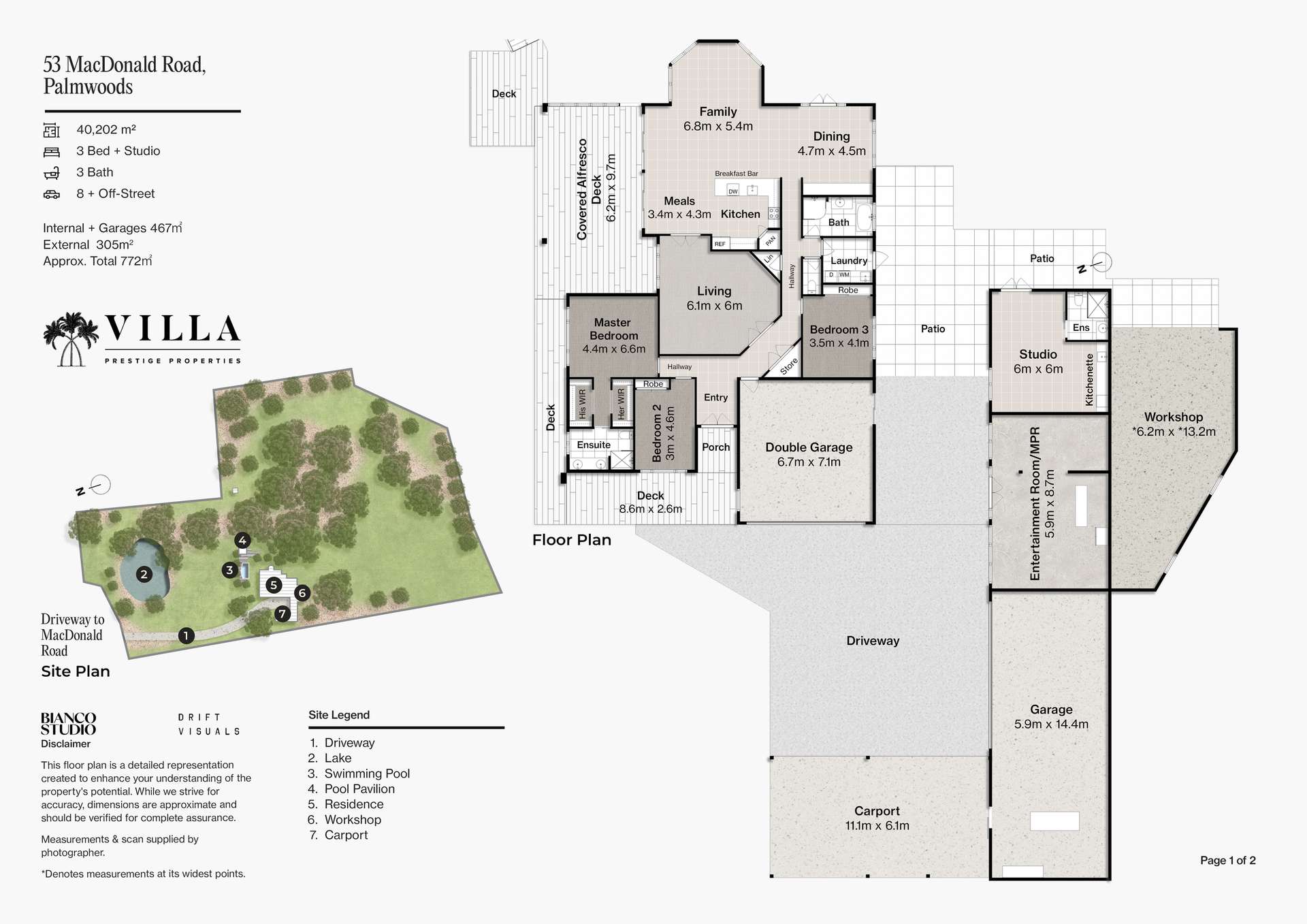 53 Macdonald Road, Palmwoods For Sale by Farmbuy.com - floorplan 1