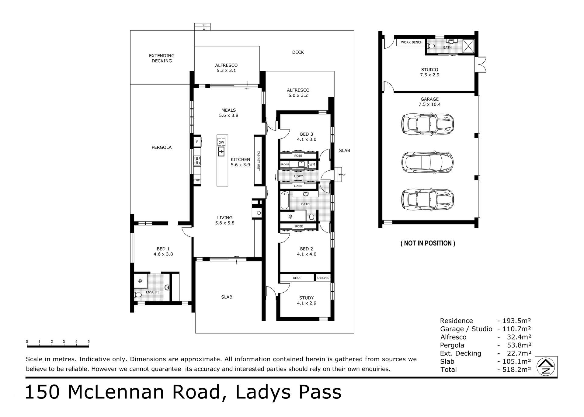 150 McLennan Road, Heathcote For Sale by Farmbuy.com - floorplan 1