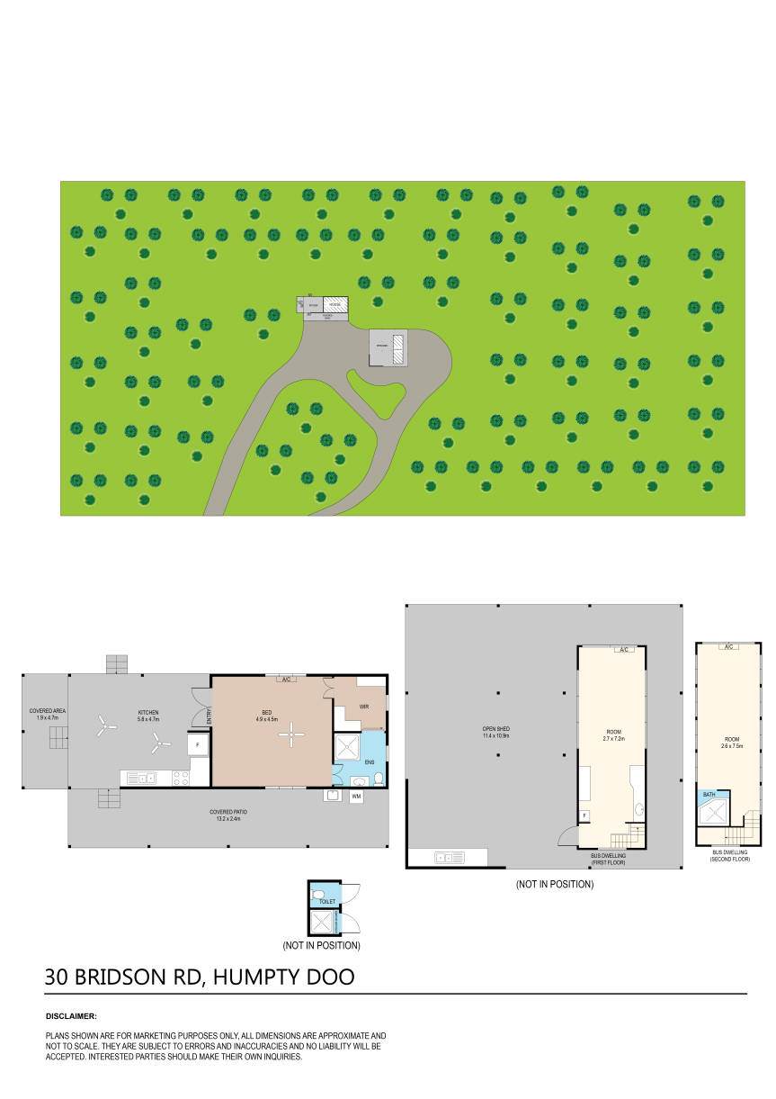 30 Bridson Road, Humpty Doo For Sale by Farmbuy.com - floorplan 1