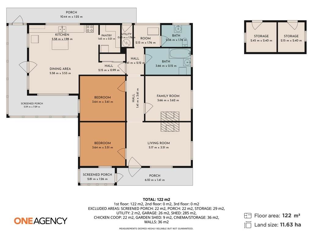 609 West Montagu Road, West Montagu For Sale by Farmbuy.com - floorplan 1