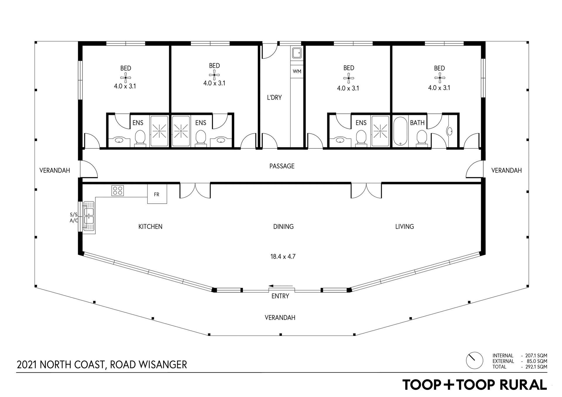 2021 North Coast Road, Wisanger For Sale by Farmbuy.com - floorplan 1