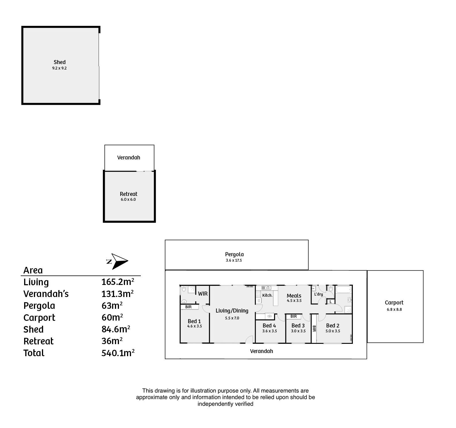 38 Matrice Court, Strathalbyn For Sale by Farmbuy.com - floorplan 1
