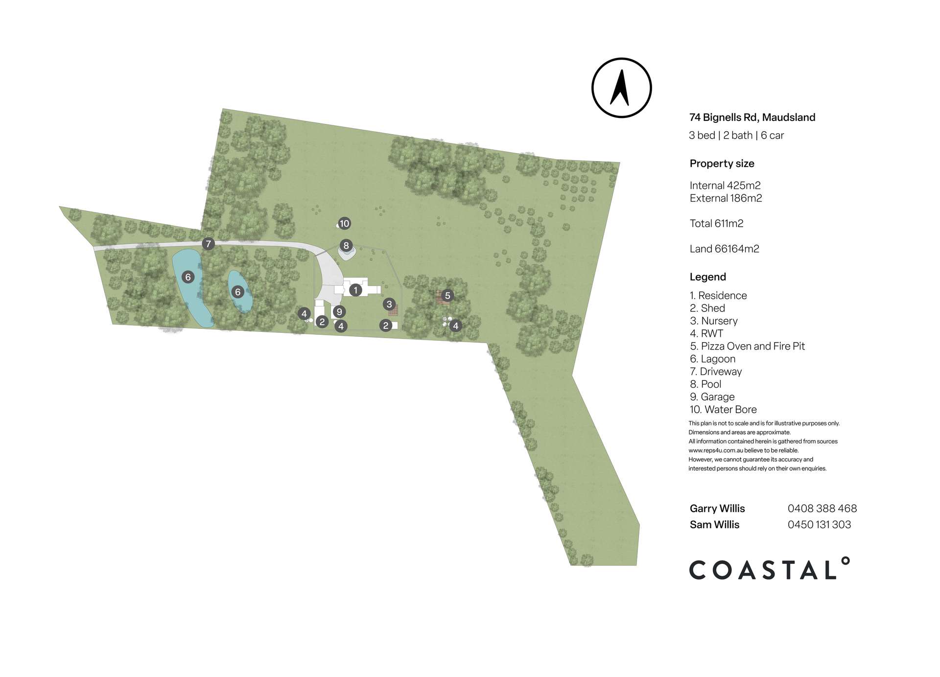 74 Bignells Road, Maudsland For Sale by Farmbuy.com - floorplan 1