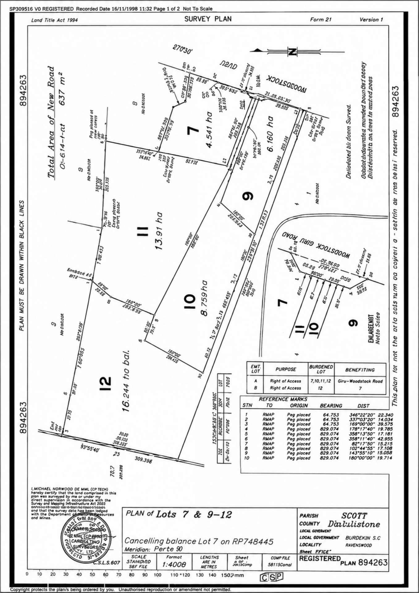 1006 Giru-Woodstock Road, Mount Surround For Sale by Farmbuy.com - floorplan 2