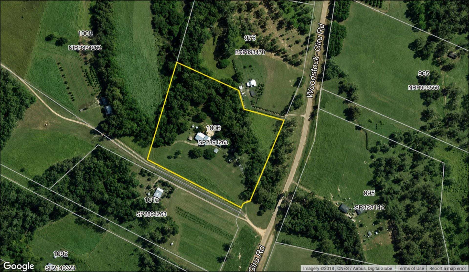 1006 Giru-Woodstock Road, Mount Surround For Sale by Farmbuy.com - floorplan 1