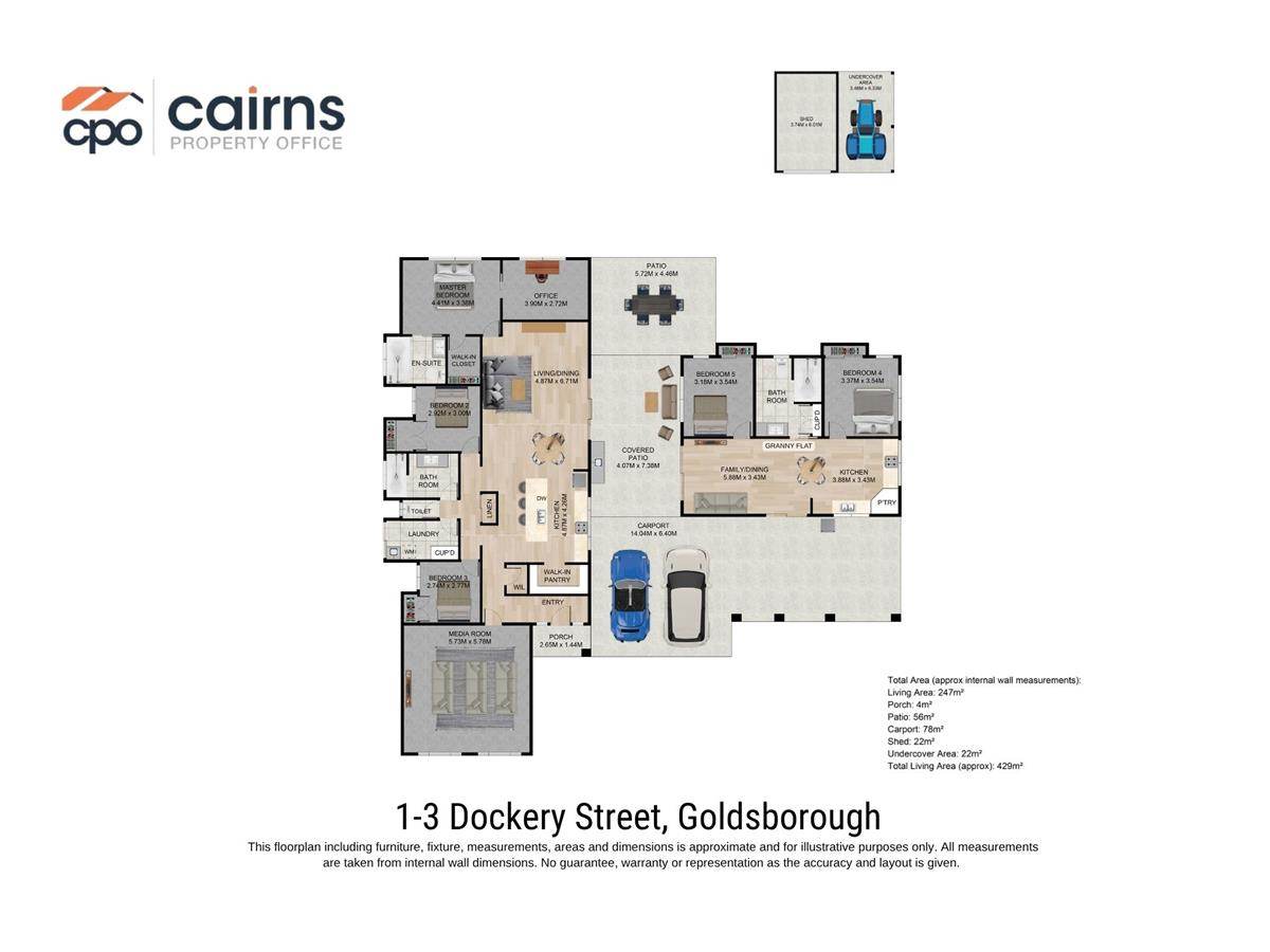 1-3 Dockery Street, Goldsborough For Sale by Farmbuy.com - floorplan 1