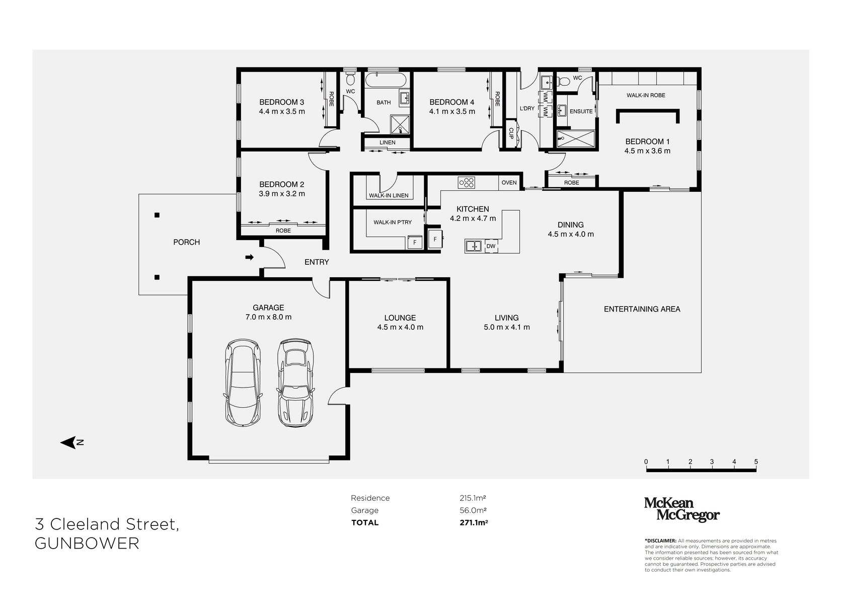3 Cleeland Street, Gunbower For Sale by Farmbuy.com - floorplan 1