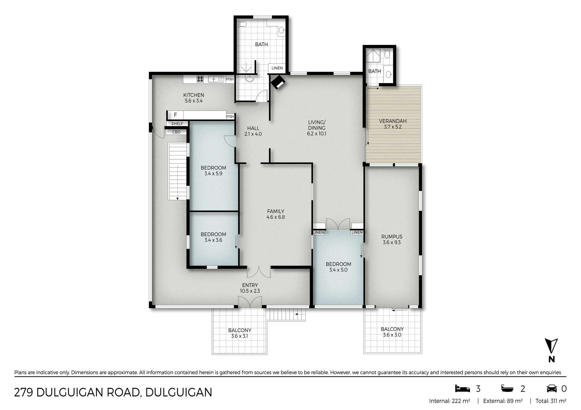 279 Dulguigan Road, Dulguigan Auction by Farmbuy.com - floorplan 1