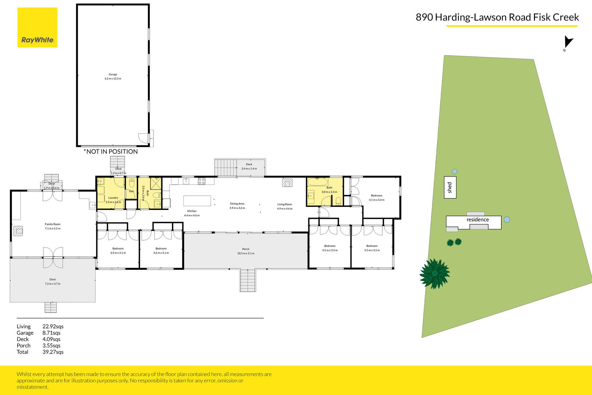 890 Harding Lawson Road, Fish Creek For Sale by Farmbuy.com - floorplan 1