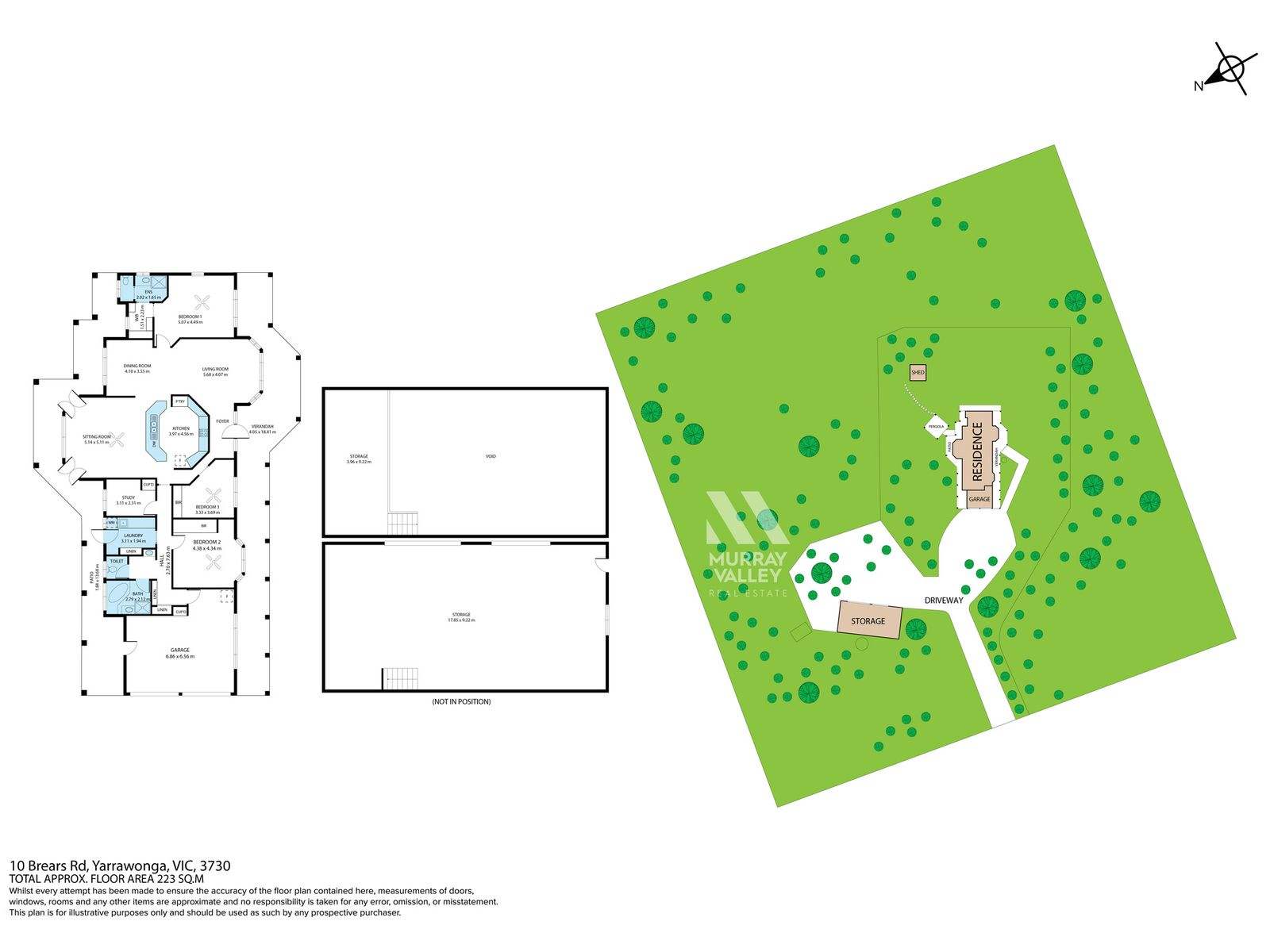 10 Brears Road, Yarrawonga For Sale by Farmbuy.com - floorplan 1