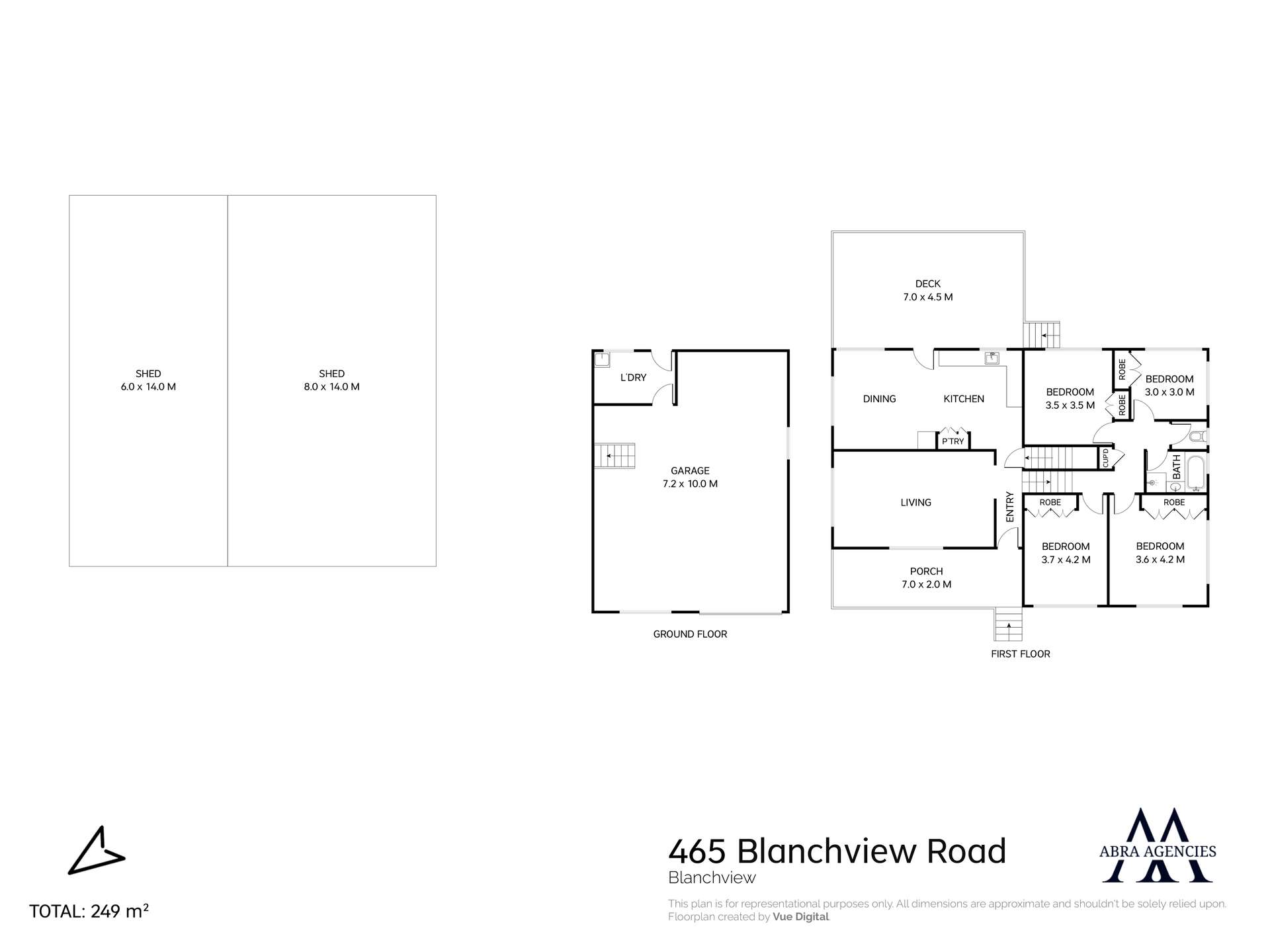 465 & 500 Blanchview Road, Blanchview For Sale by Farmbuy.com - floorplan 2