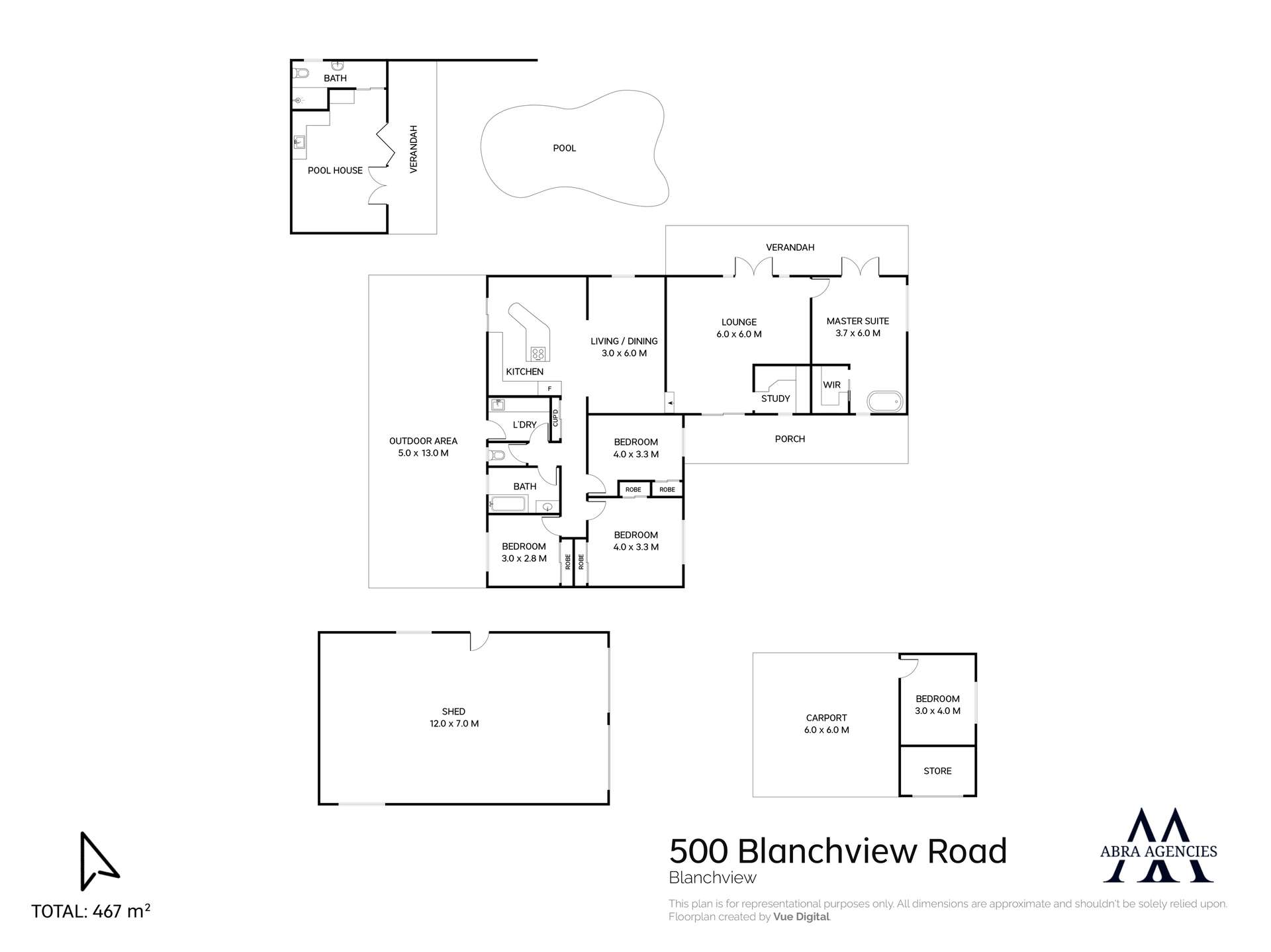 465 & 500 Blanchview Road, Blanchview For Sale by Farmbuy.com - floorplan 1