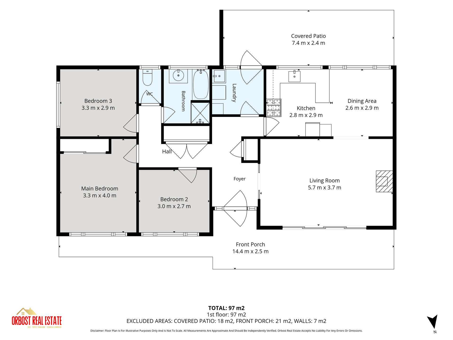 18 Mclaughlins Road, Newmerella For Sale by Farmbuy.com - floorplan 1
