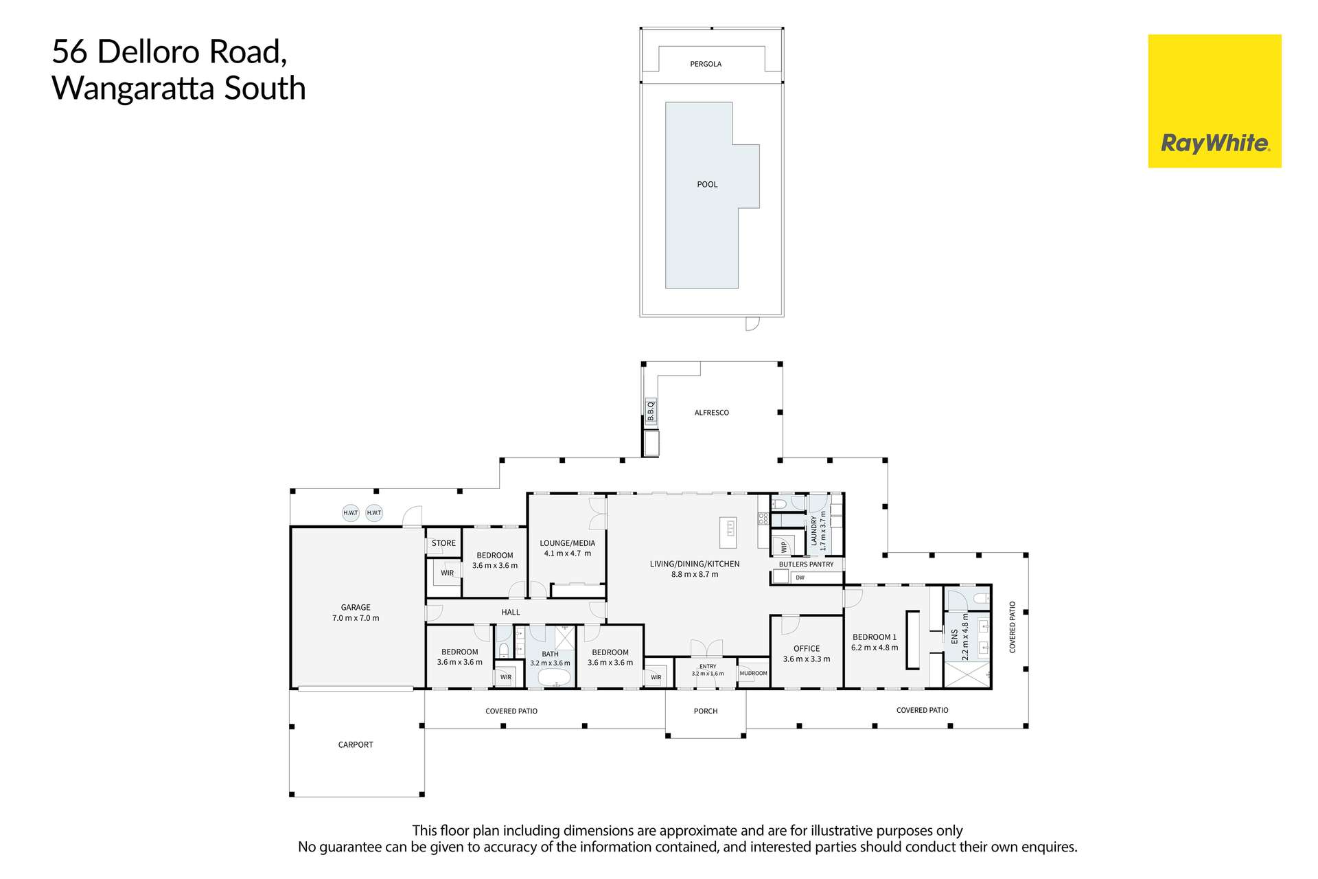 56 Delloro Road, Wangaratta South For Sale by Farmbuy.com - floorplan 2