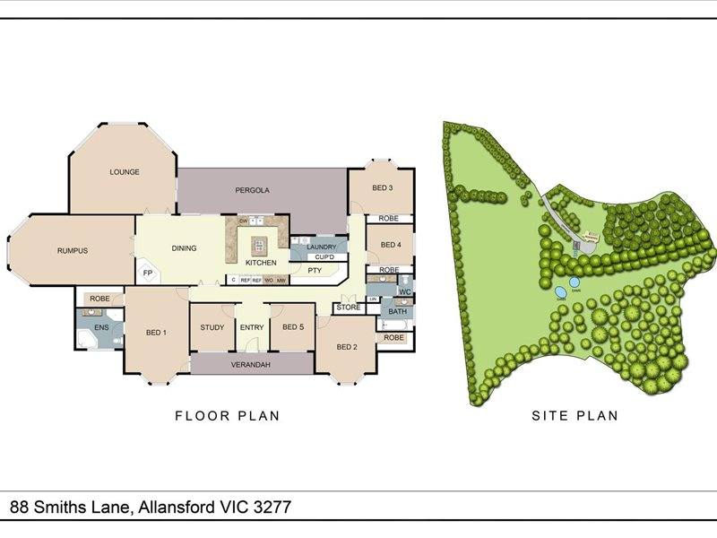 88 Smiths Lane, Allansford For Sale by Farmbuy.com - floorplan 1