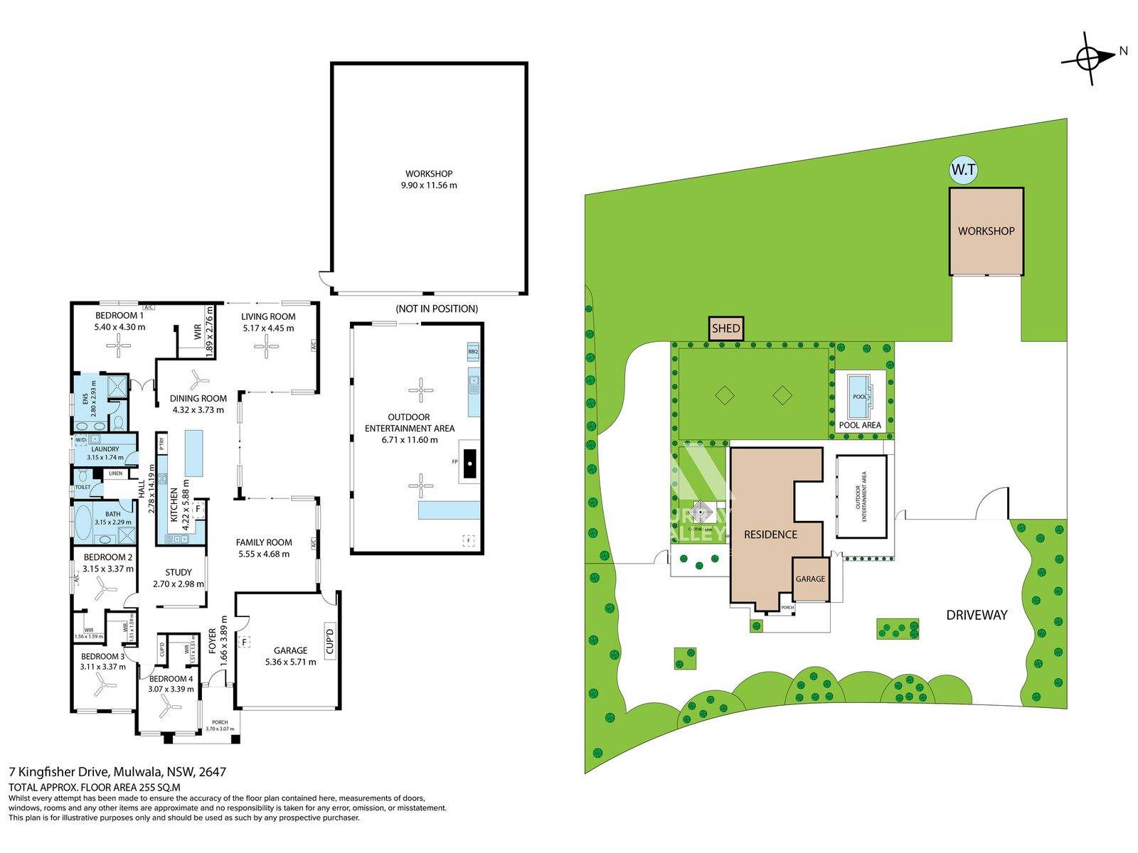 7 Kingfisher Drive, Mulwala For Sale by Farmbuy.com - floorplan 1