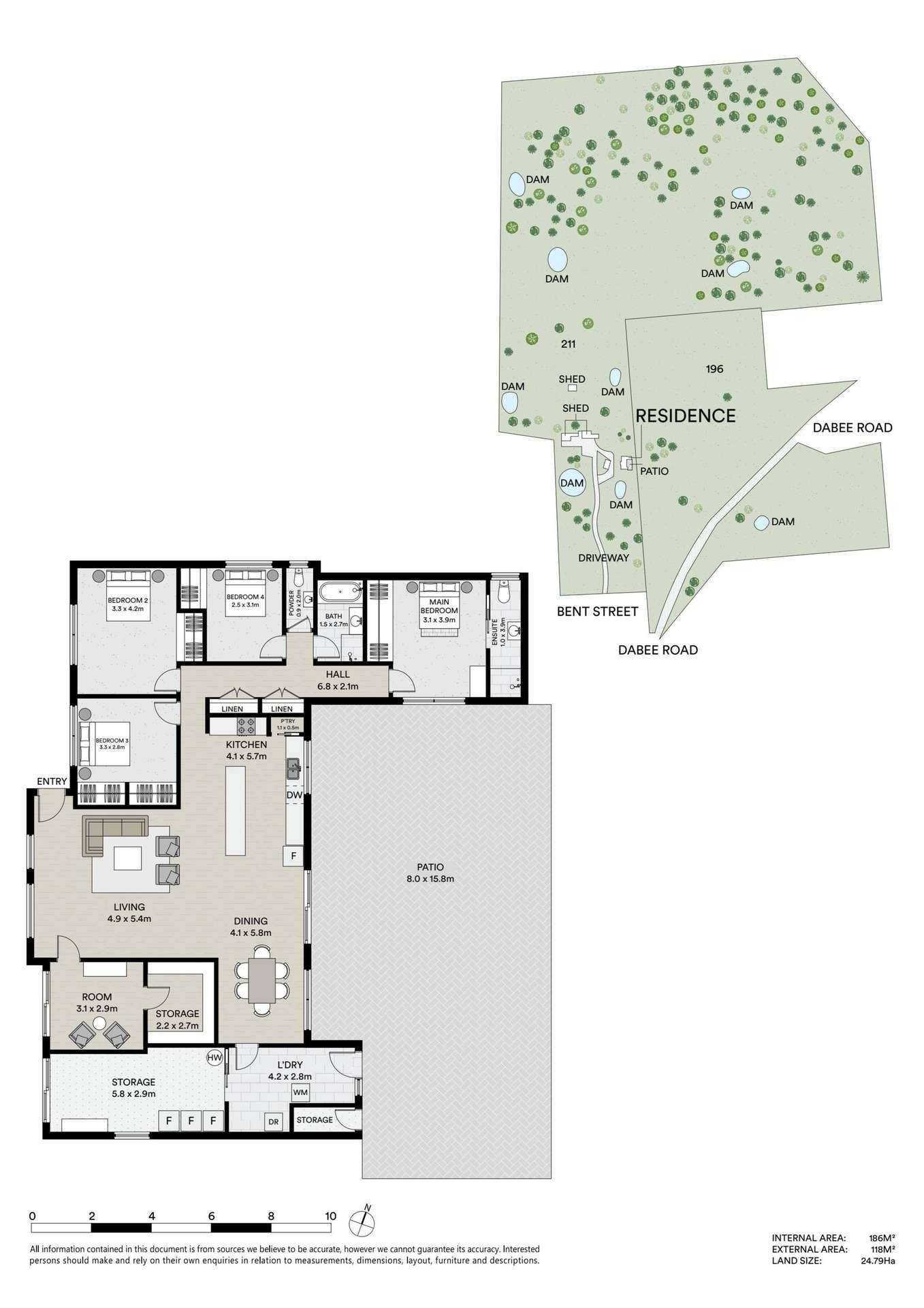 196, 211 Dabee Road, Kandos For Sale by Farmbuy.com - floorplan 1