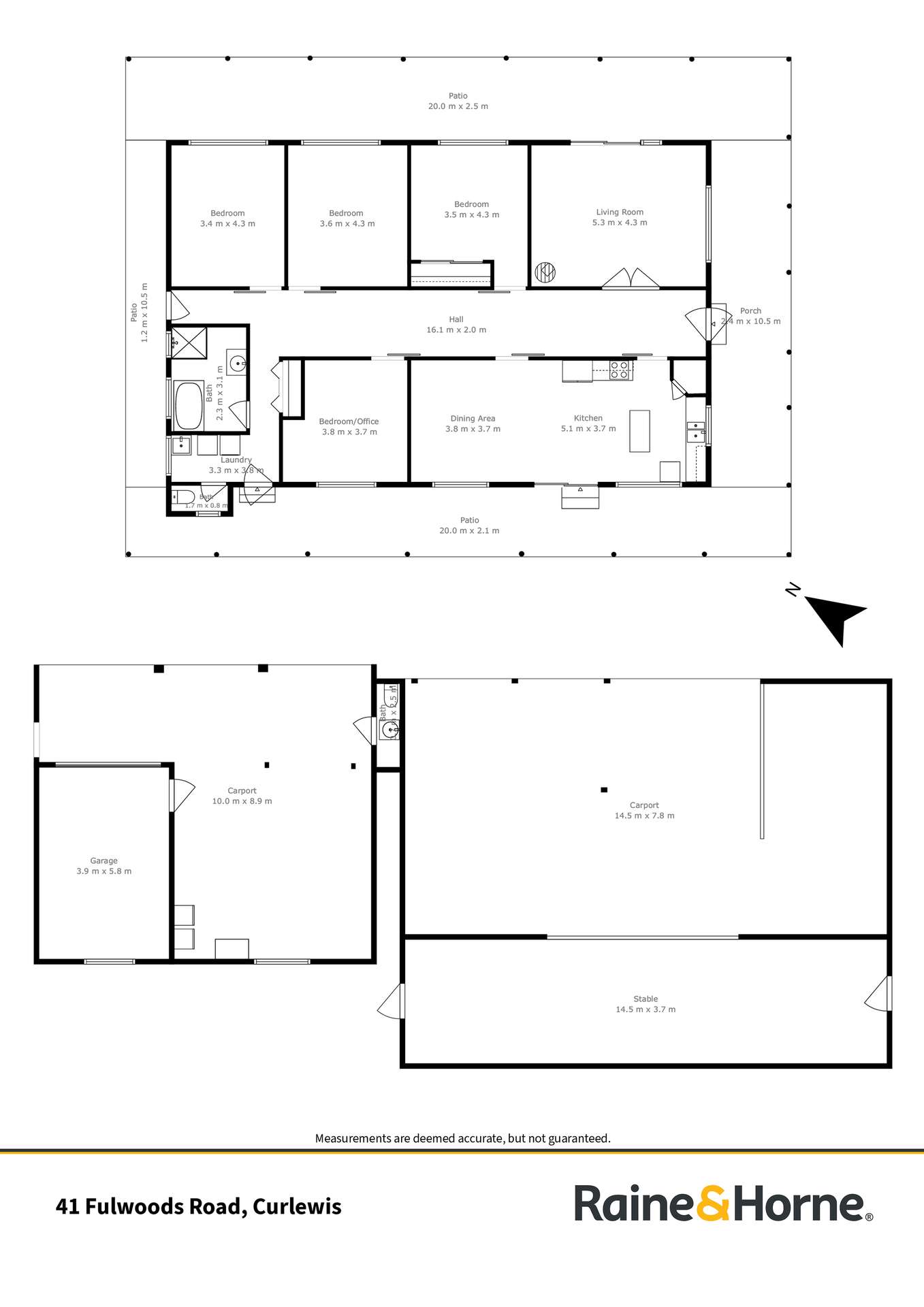 41 Fulwoods Road, Curlewis Auction by Farmbuy.com - floorplan 1