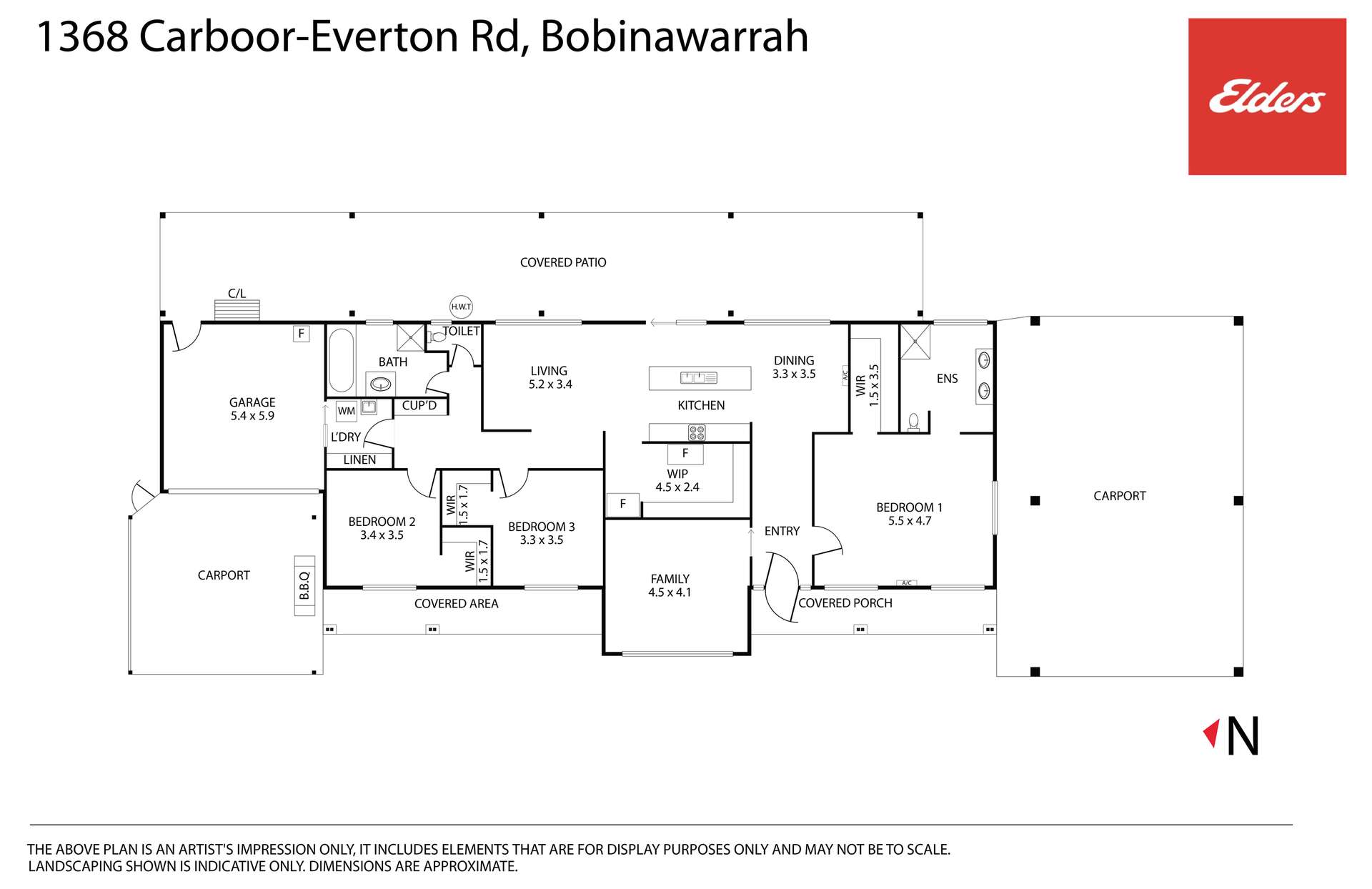 1368 Carboor-Everton Road, Bobinawarrah For Sale by Farmbuy.com - floorplan 1