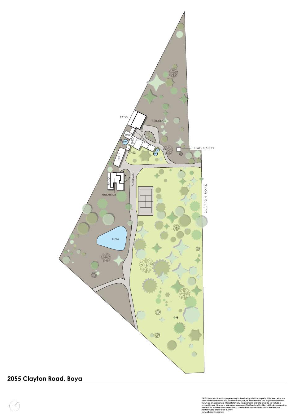 2055 Clayton Road, Boya For Sale by Farmbuy.com - floorplan 2