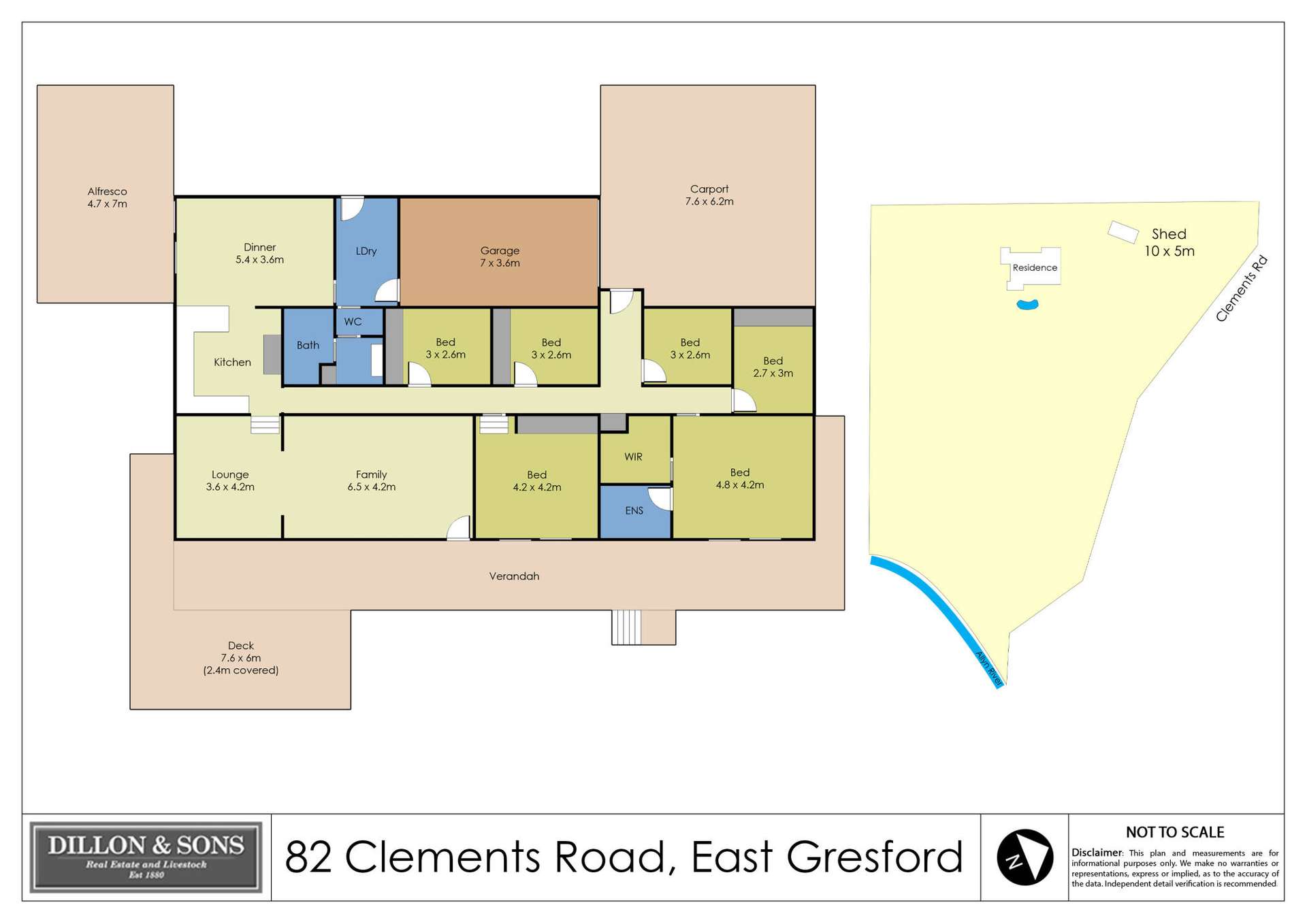 82 Clements Road, East Gresford For Sale by Farmbuy.com - floorplan 1