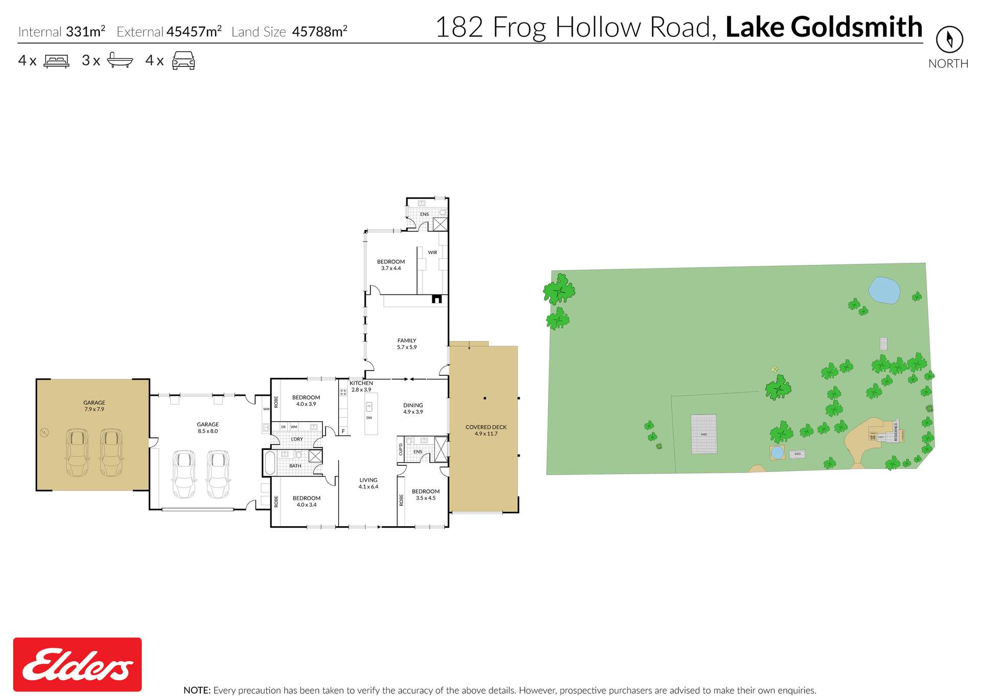 182 Frog Hollow Road, Lake Goldsmith For Sale by Farmbuy.com - floorplan 1