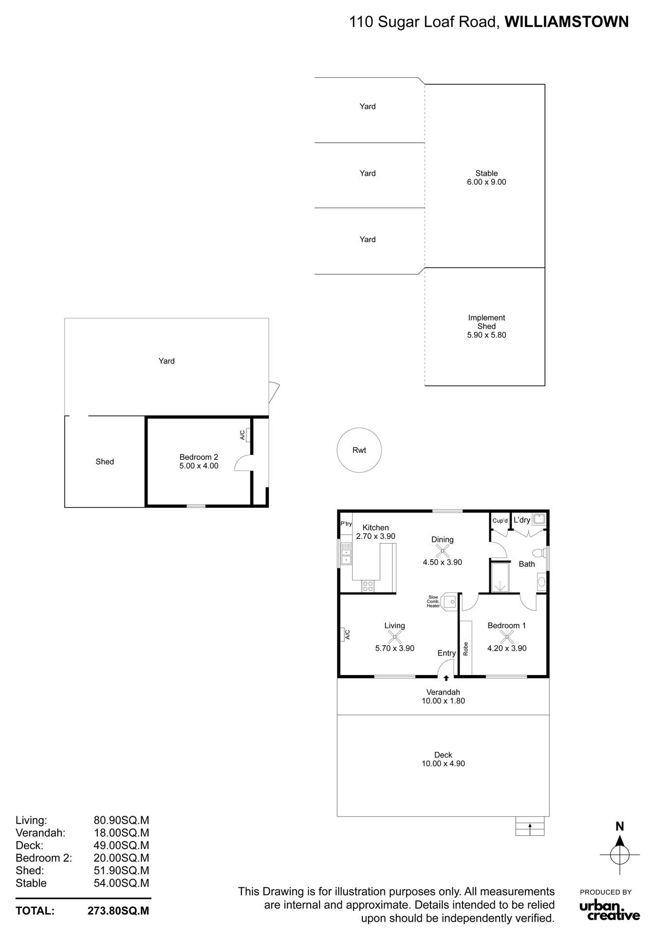 110 Sugar Loaf Road, Williamstown For Sale by Farmbuy.com - floorplan 1