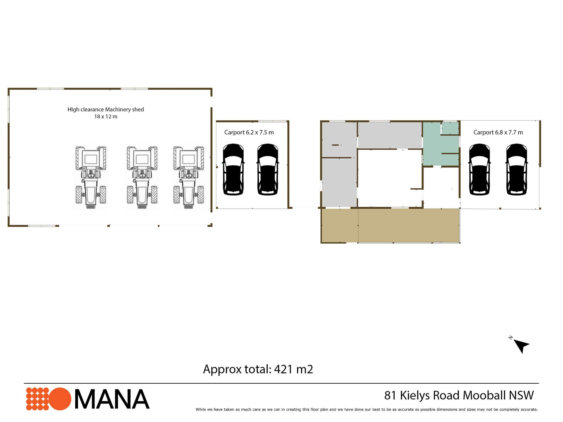 81 Kielys Road, Mooball For Sale by Farmbuy.com - floorplan 1