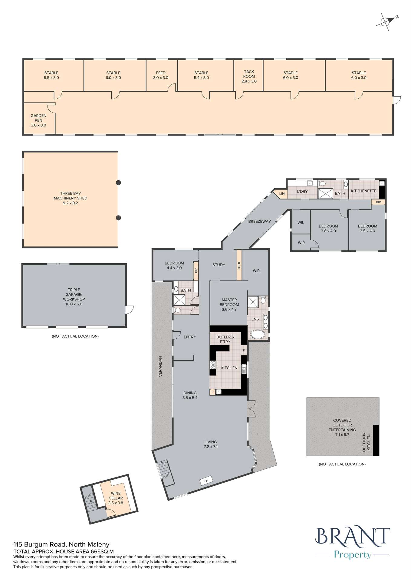 115 Burgum Road, North Maleny For Sale by Farmbuy.com - floorplan 1