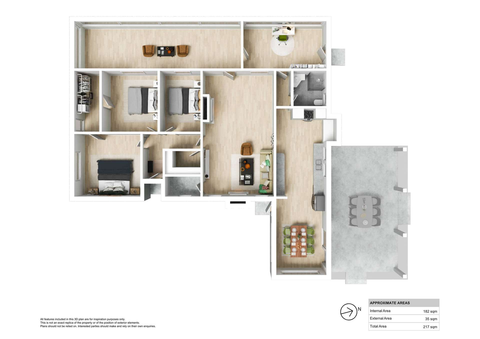 43 Cherry Road, Eleebana Sold by Farmbuy.com - floorplan 1