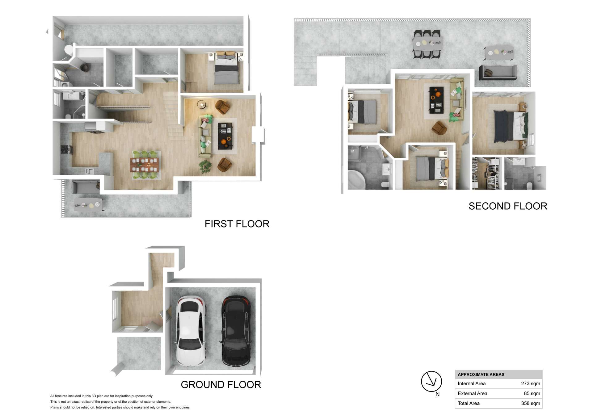 10 Forest Oak Place, Caves Beach Sold by Farmbuy.com - floorplan 1