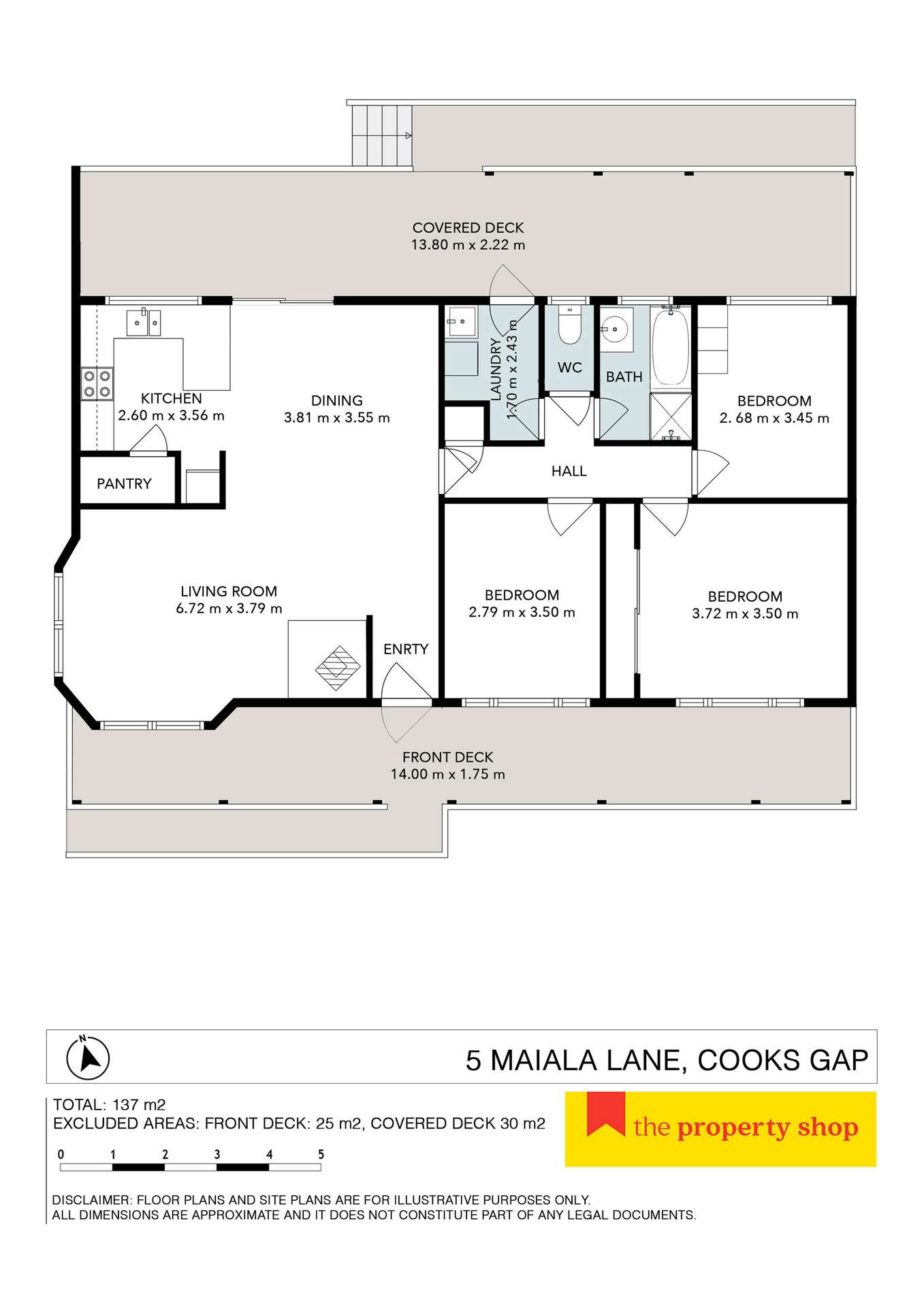 5 Maiala Lane, Cooks Gap For Sale by Farmbuy.com - floorplan 1