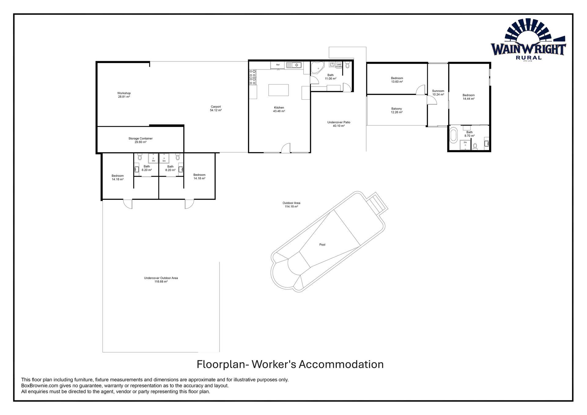 113 Owens Scrub Road, Leyburn For Sale by Farmbuy.com - floorplan 2