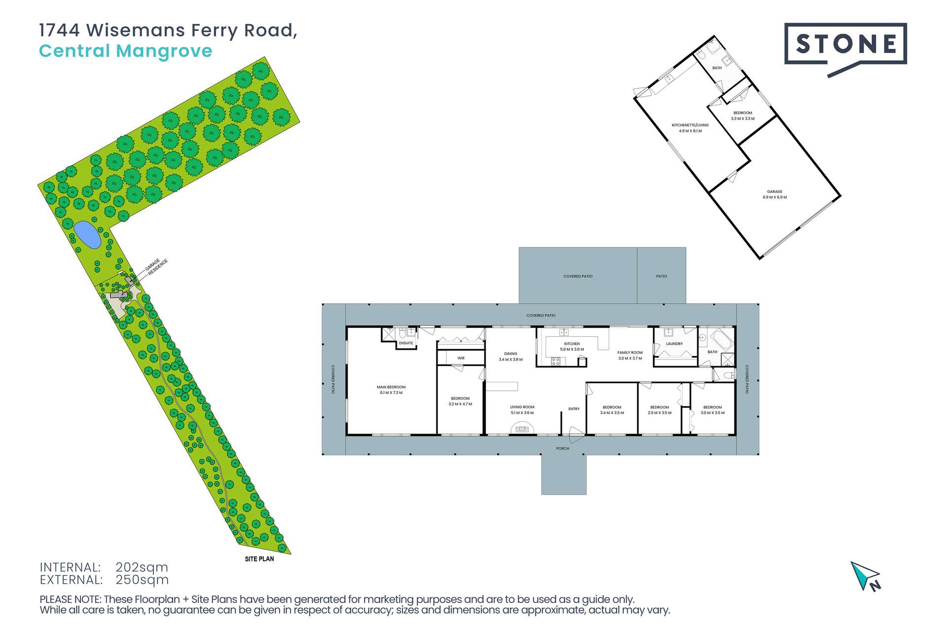 1744 Wisemans Ferry Road, Central Mangrove For Sale by Farmbuy.com - floorplan 1