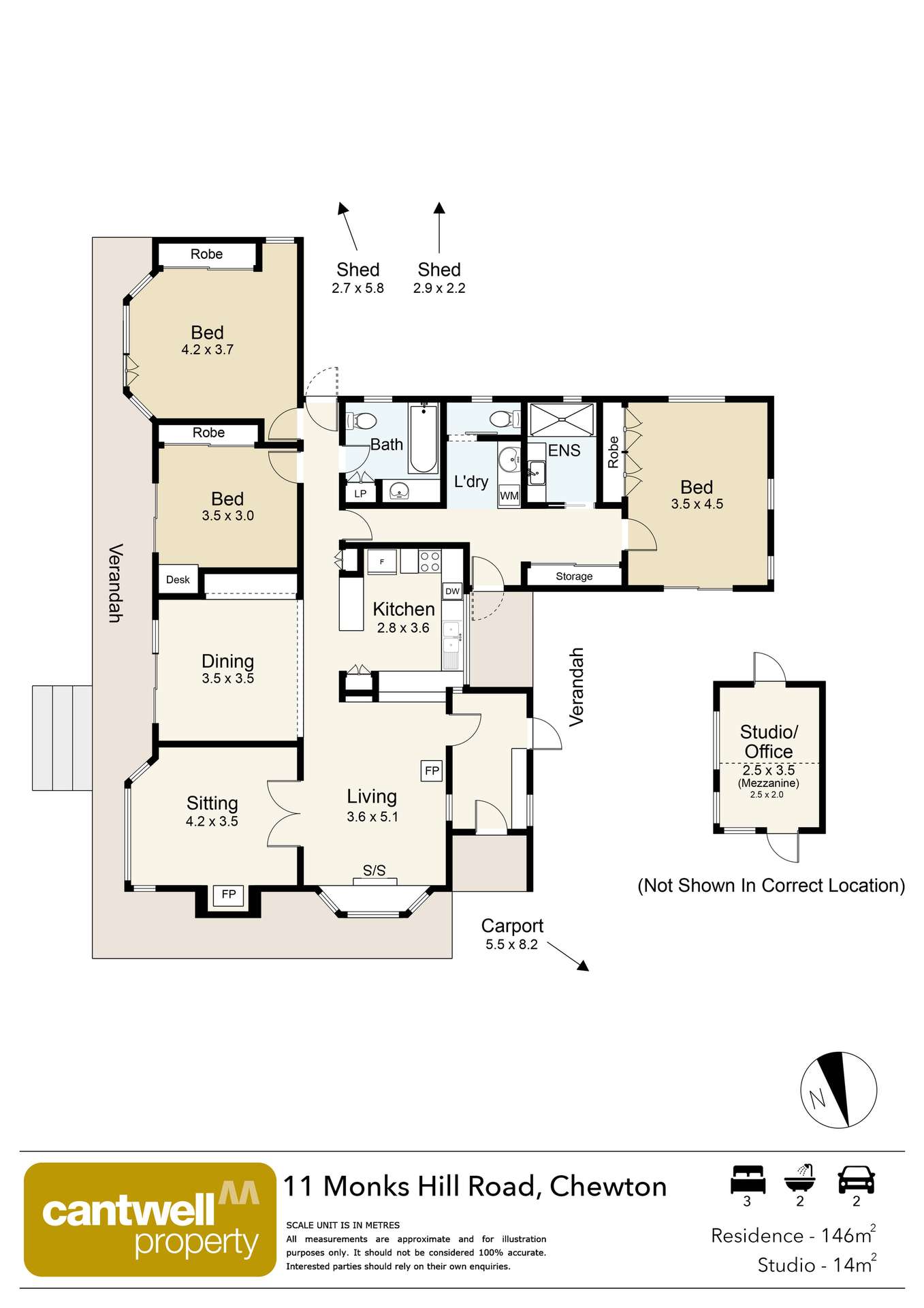 11 Monks Hill Road, Chewton For Sale by Farmbuy.com - floorplan 1
