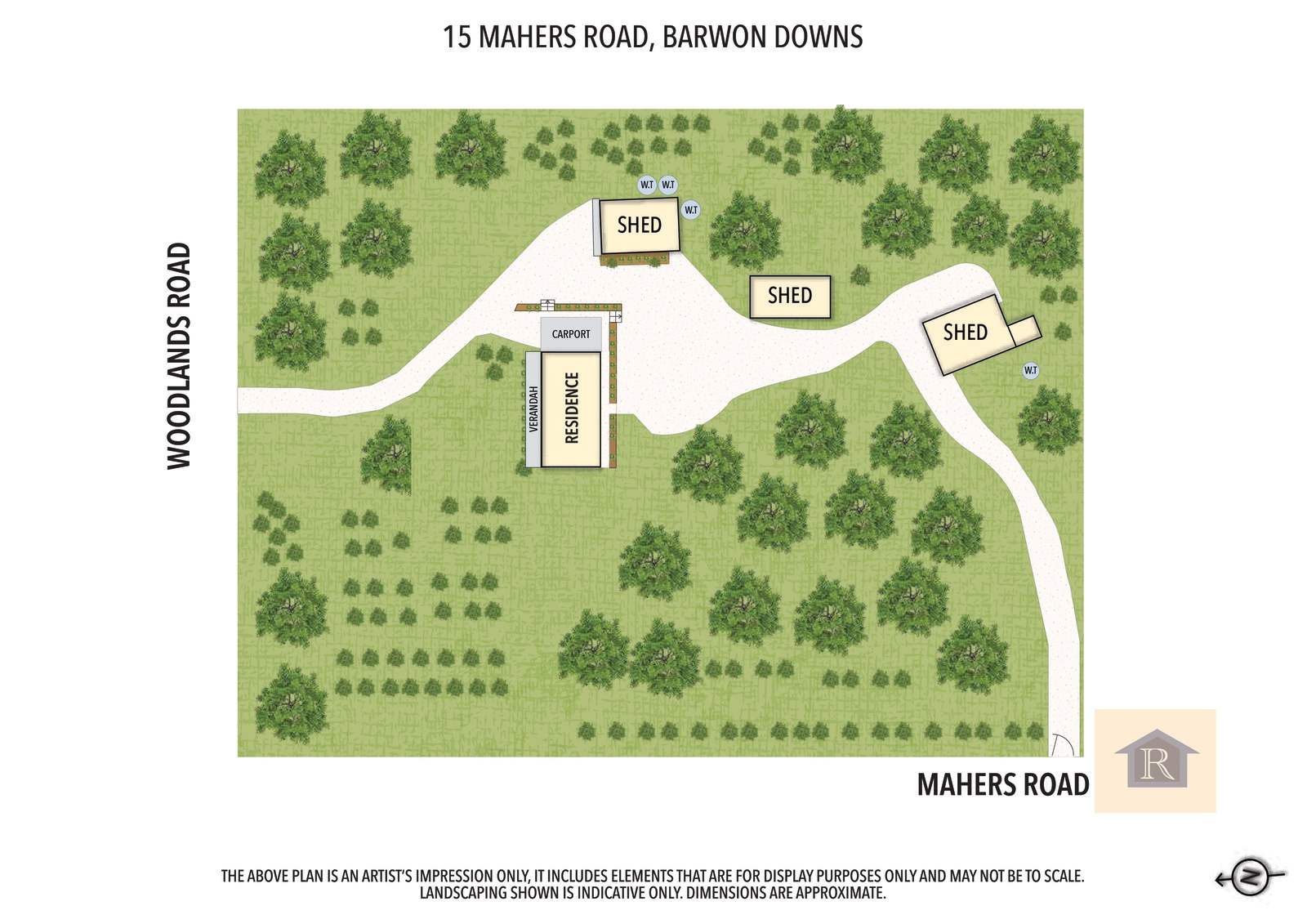 15 Mahers Road, Barwon Downs For Sale by Farmbuy.com - floorplan 2