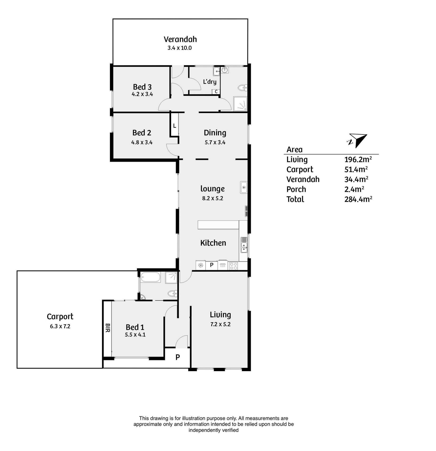 48 Mine Flat Road, Strathalbyn For Sale by Farmbuy.com - floorplan 1