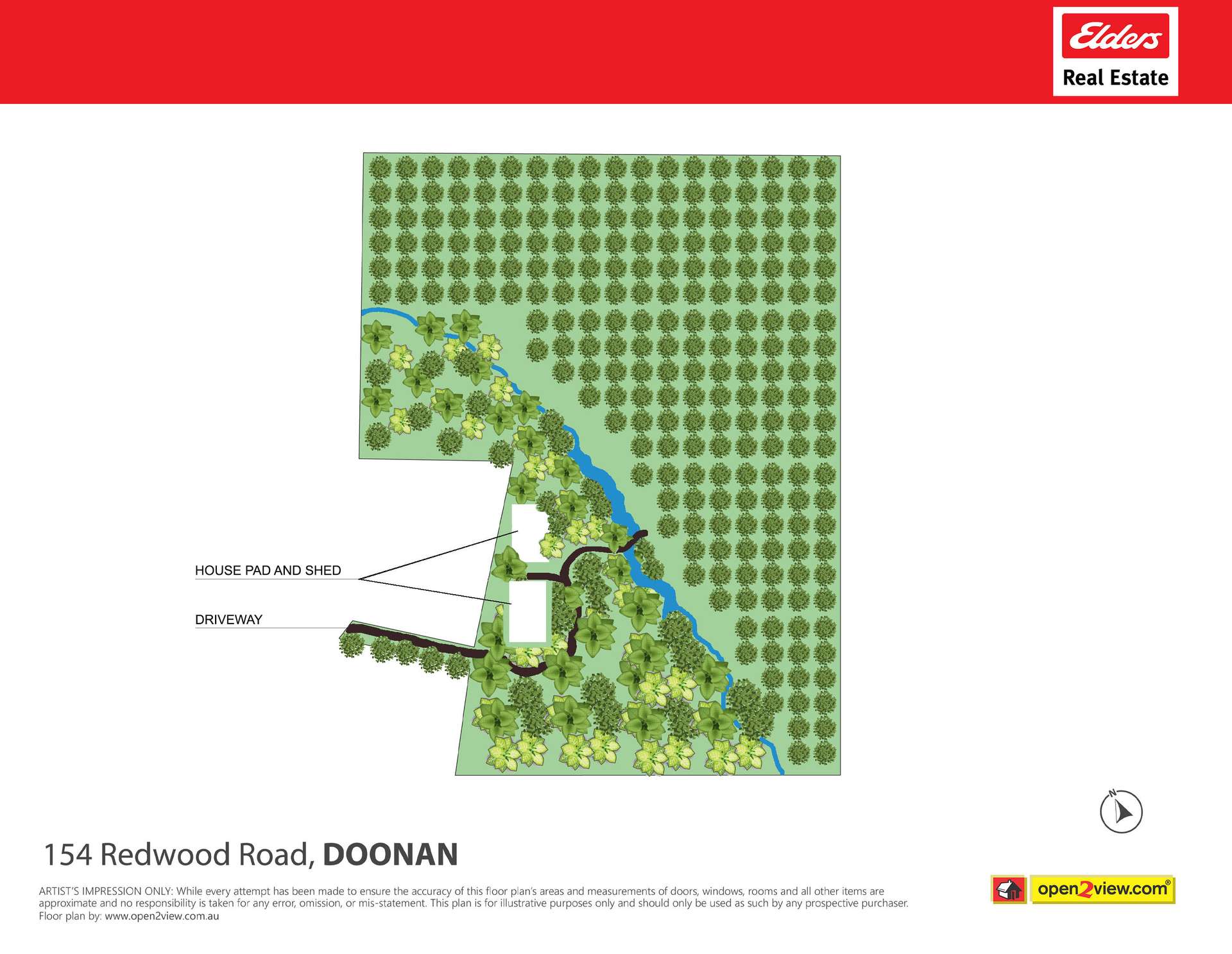 154 Redwood Road, Doonan For Sale by Farmbuy.com - floorplan 1