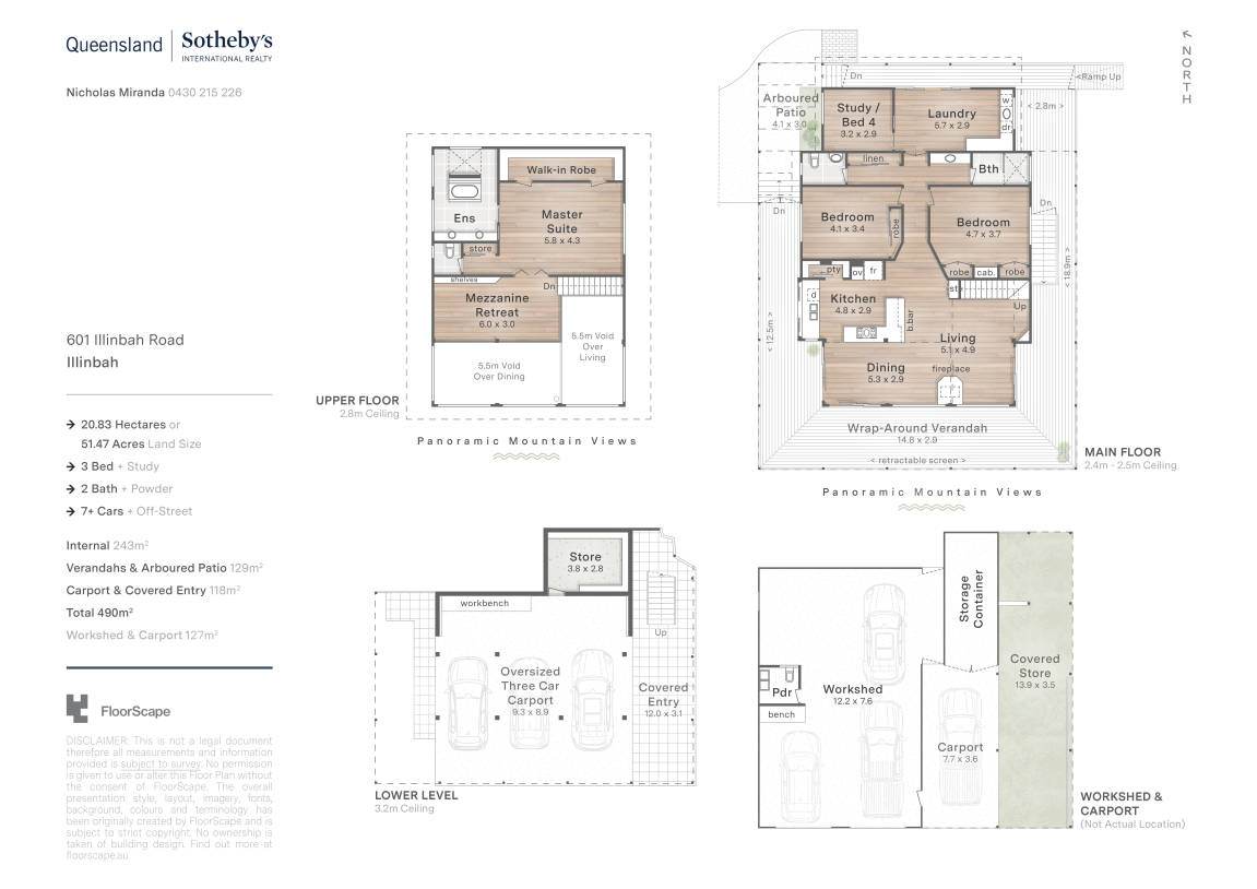 601 Illinbah Road, Illinbah For Sale by Farmbuy.com - floorplan 1